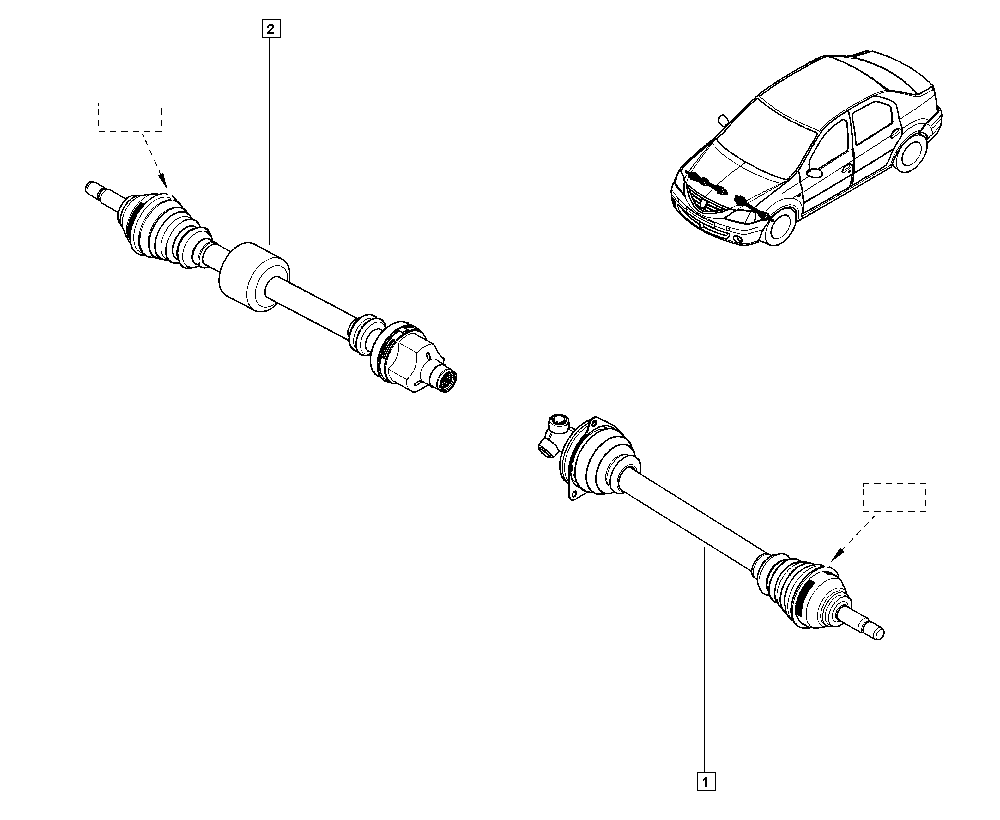 RENAULT 391010167R - Albero motore/Semiasse www.autoricambit.com