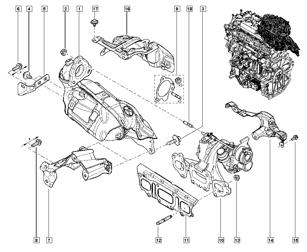 NISSAN 144105784R - Coreassy, Turbocompressore www.autoricambit.com