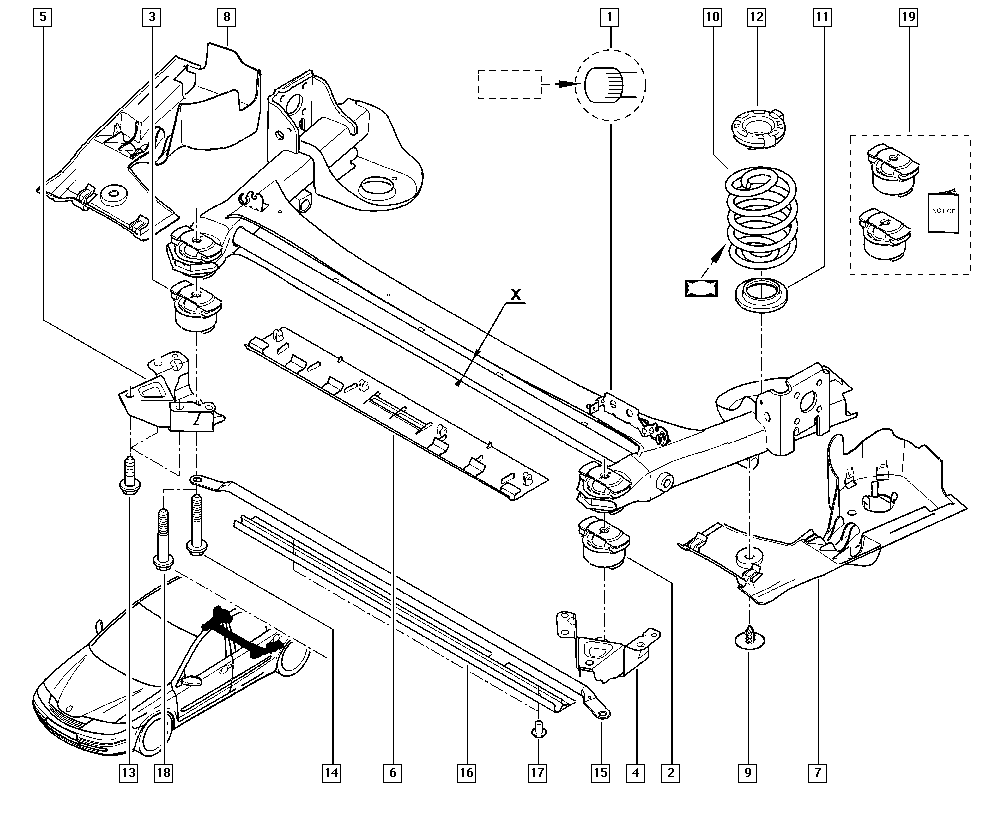 RENAULT 77 00 416 116 - Molla autotelaio www.autoricambit.com