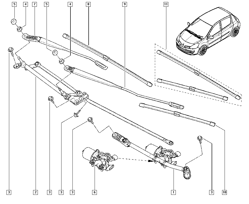 RENAULT 7711421792 - Spazzola tergi www.autoricambit.com