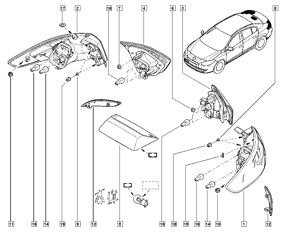 RENAULT 77 03 077 469 - Clip www.autoricambit.com