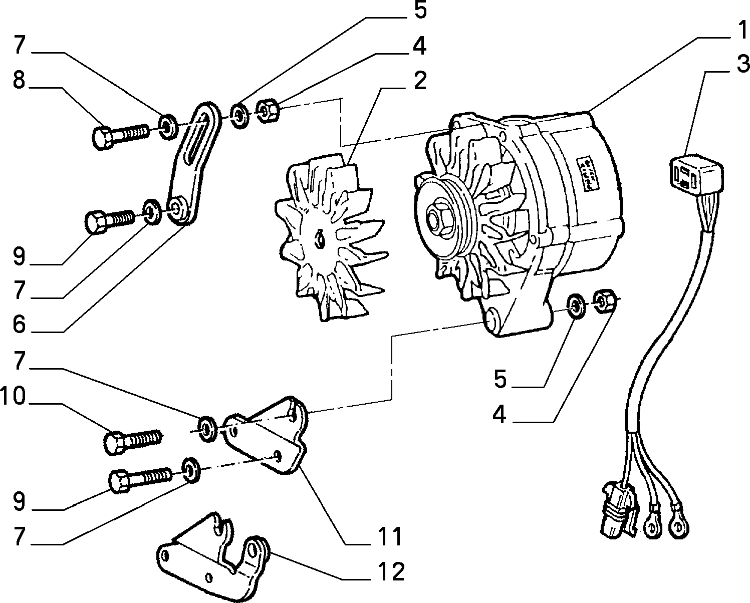 FIAT 60537889 - Alternatore www.autoricambit.com