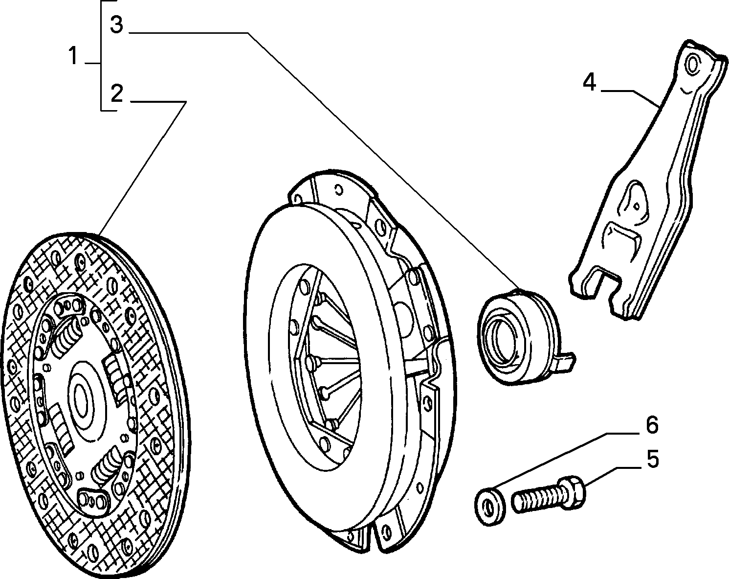 FIAT 5894979 - Kit frizione www.autoricambit.com