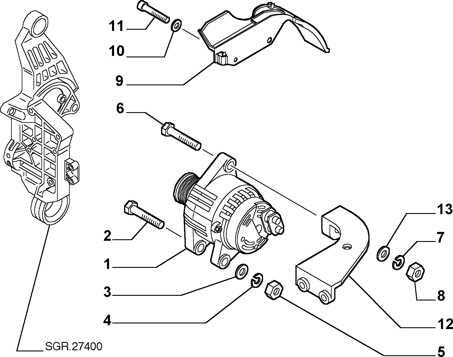 Lancia 46782219 - Alternatore www.autoricambit.com