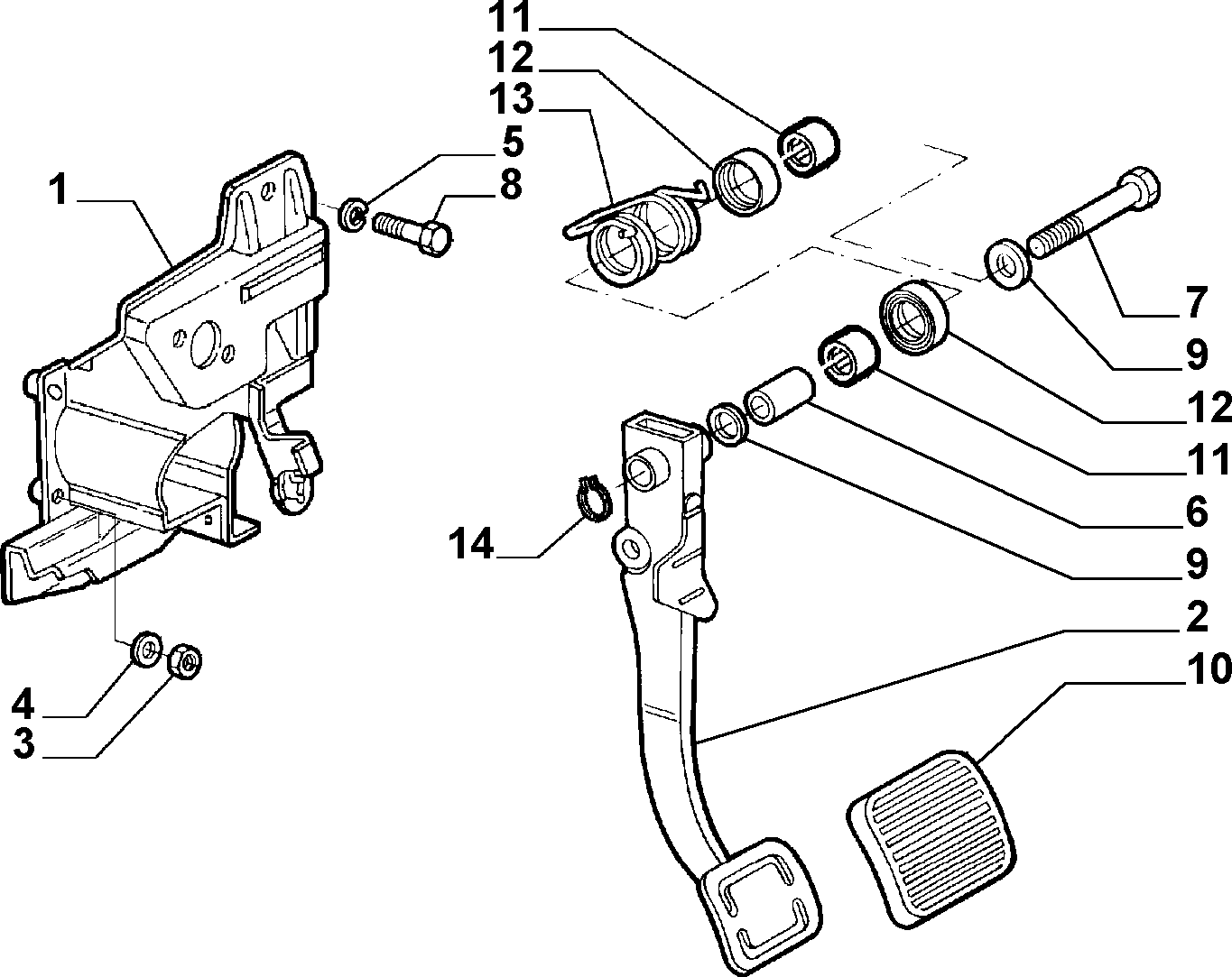 FIAT 10519621 - Connettore tubi, Imp. gas scarico www.autoricambit.com