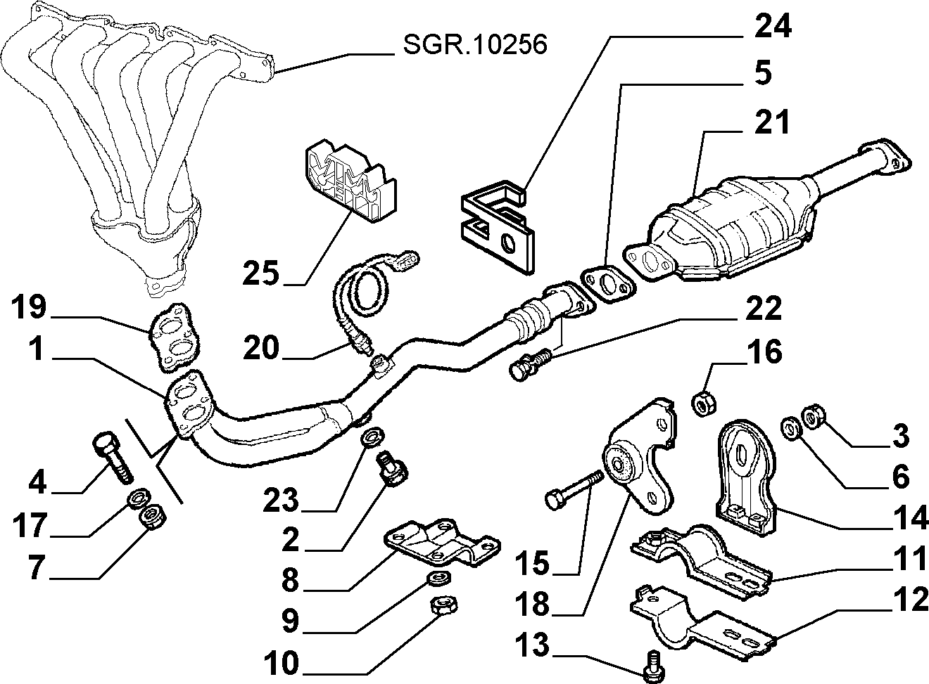 FIAT 46750242 - Sonda lambda www.autoricambit.com