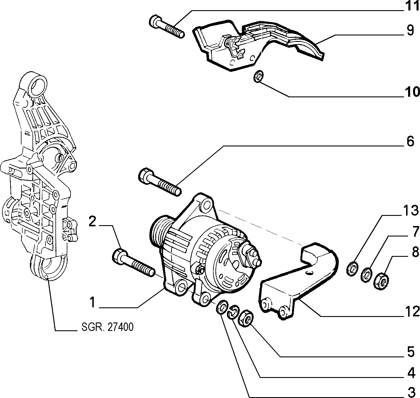 FIAT 60816046 - Alternatore www.autoricambit.com