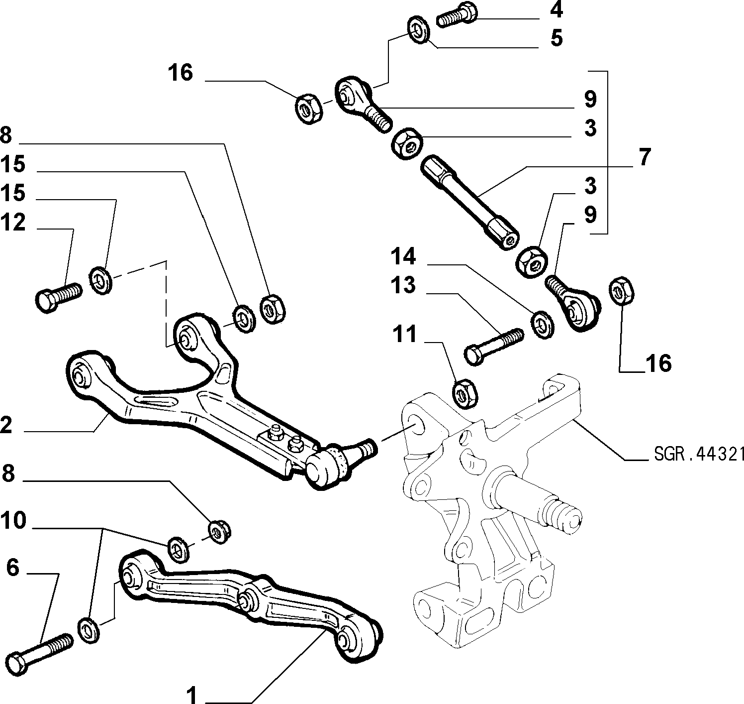 Alfarome/Fiat/Lanci 60612317 - Giunto di supporto / guida www.autoricambit.com