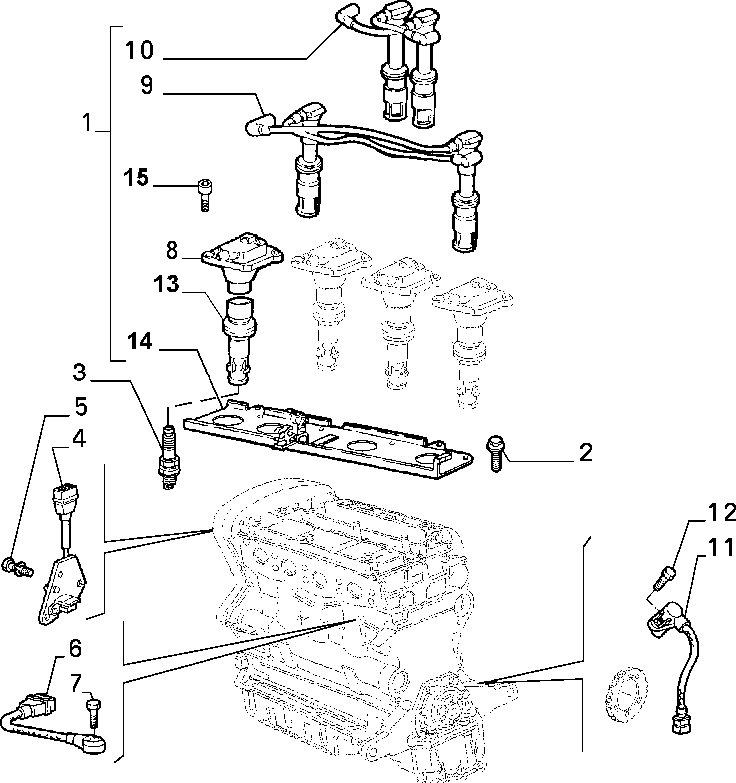 FIAT 7777344 - Generatore di impulsi, Albero a gomiti www.autoricambit.com