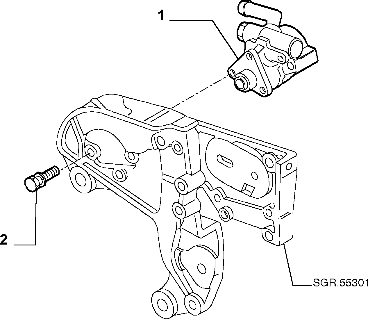 Alfarome/Fiat/Lanci 55183805 - Pompa idraulica, Sterzo www.autoricambit.com