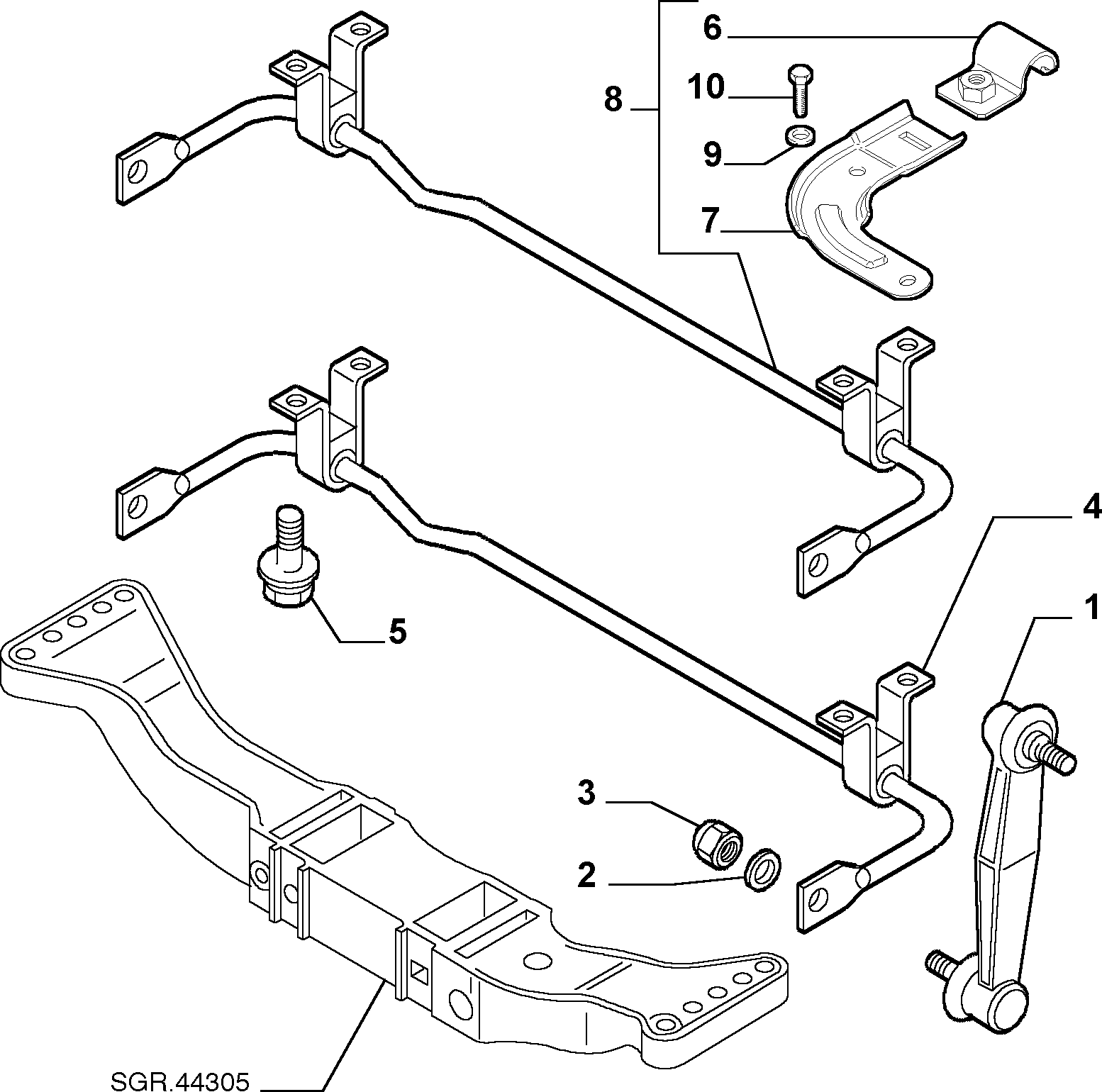 Alfa Romeo 60613575 - Asta/Puntone, Stabilizzatore www.autoricambit.com