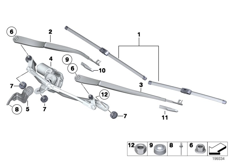 BMW 61 61 2 147 365 - Spazzola tergi www.autoricambit.com