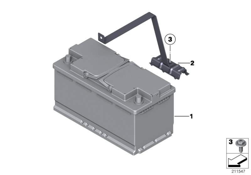 VW 61210147397 - Batteria avviamento www.autoricambit.com