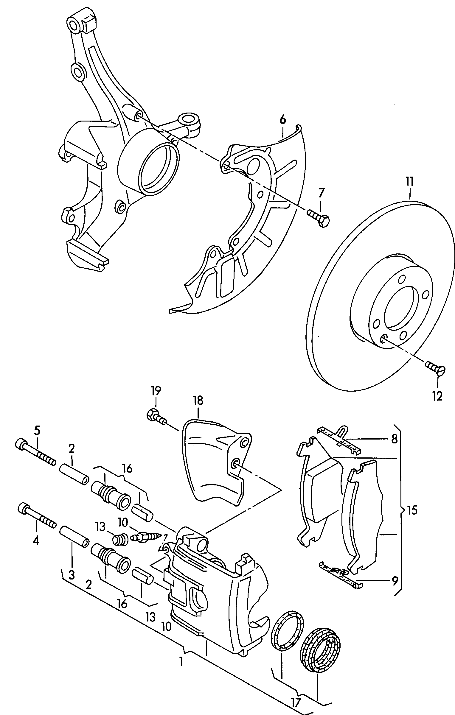 CITROËN 1H0698151A - 1 set of brake pads for disk brake www.autoricambit.com