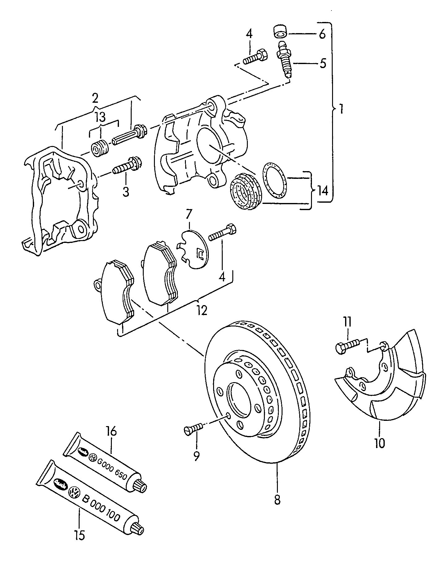 VW 535615301 - Discofreno www.autoricambit.com