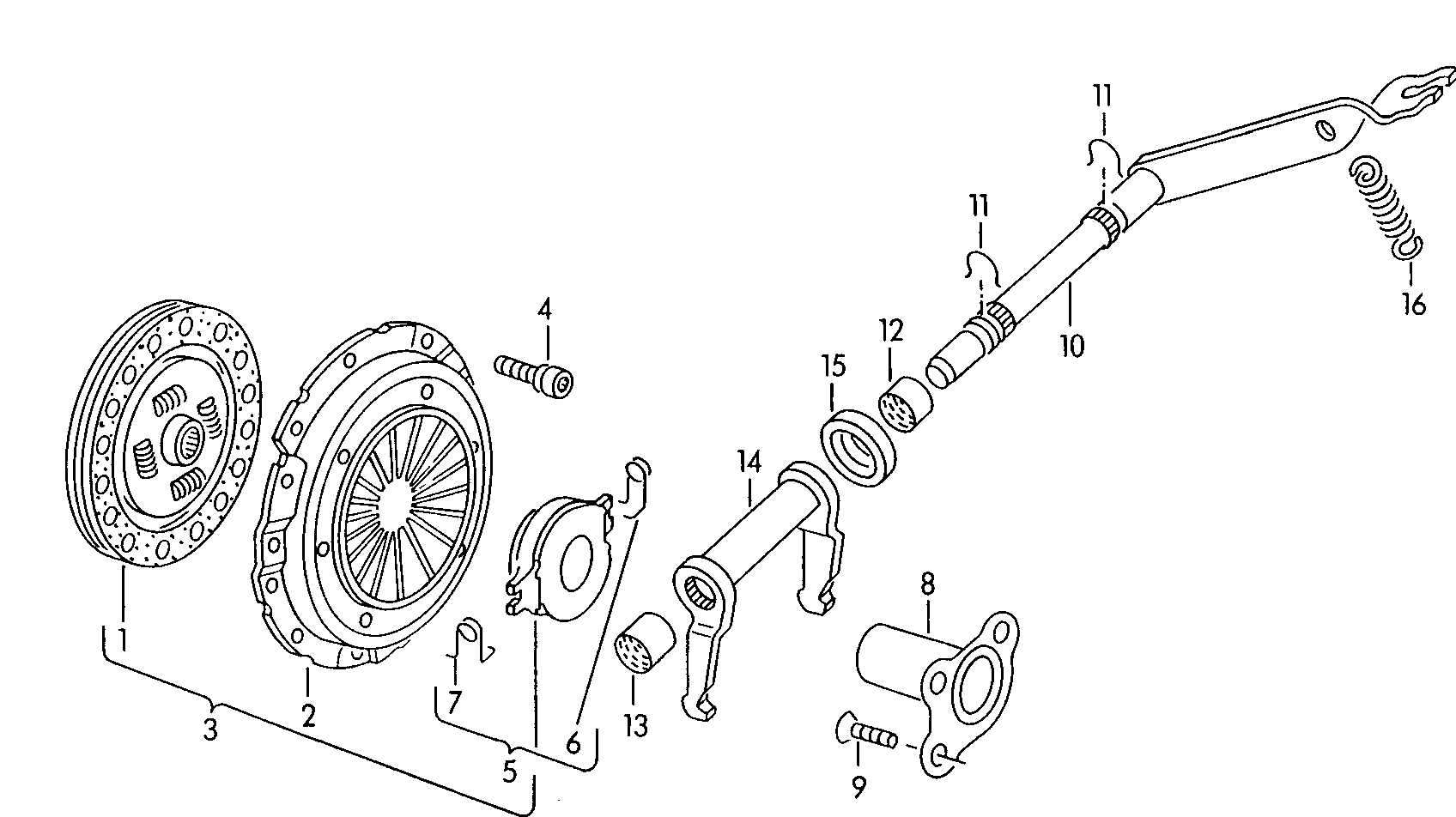 VAG 030141025R - Spingidisco frizione www.autoricambit.com