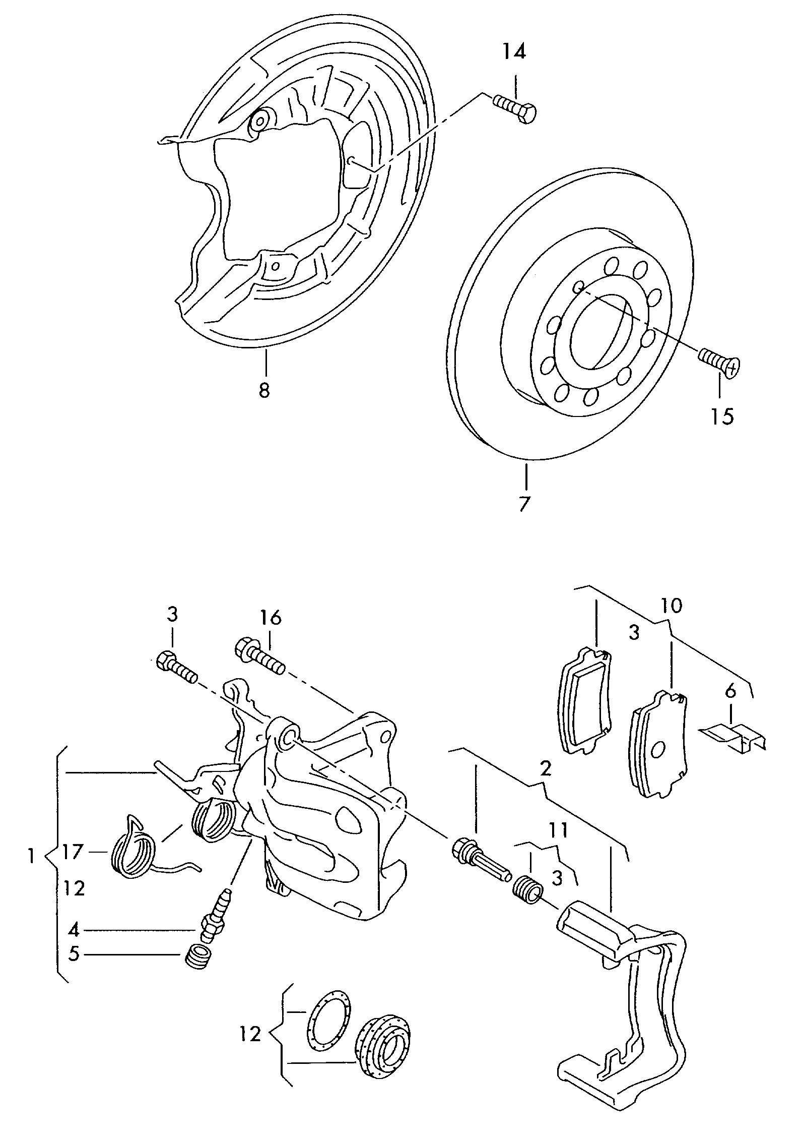 VW 1K0 615 601 K - Discofreno www.autoricambit.com