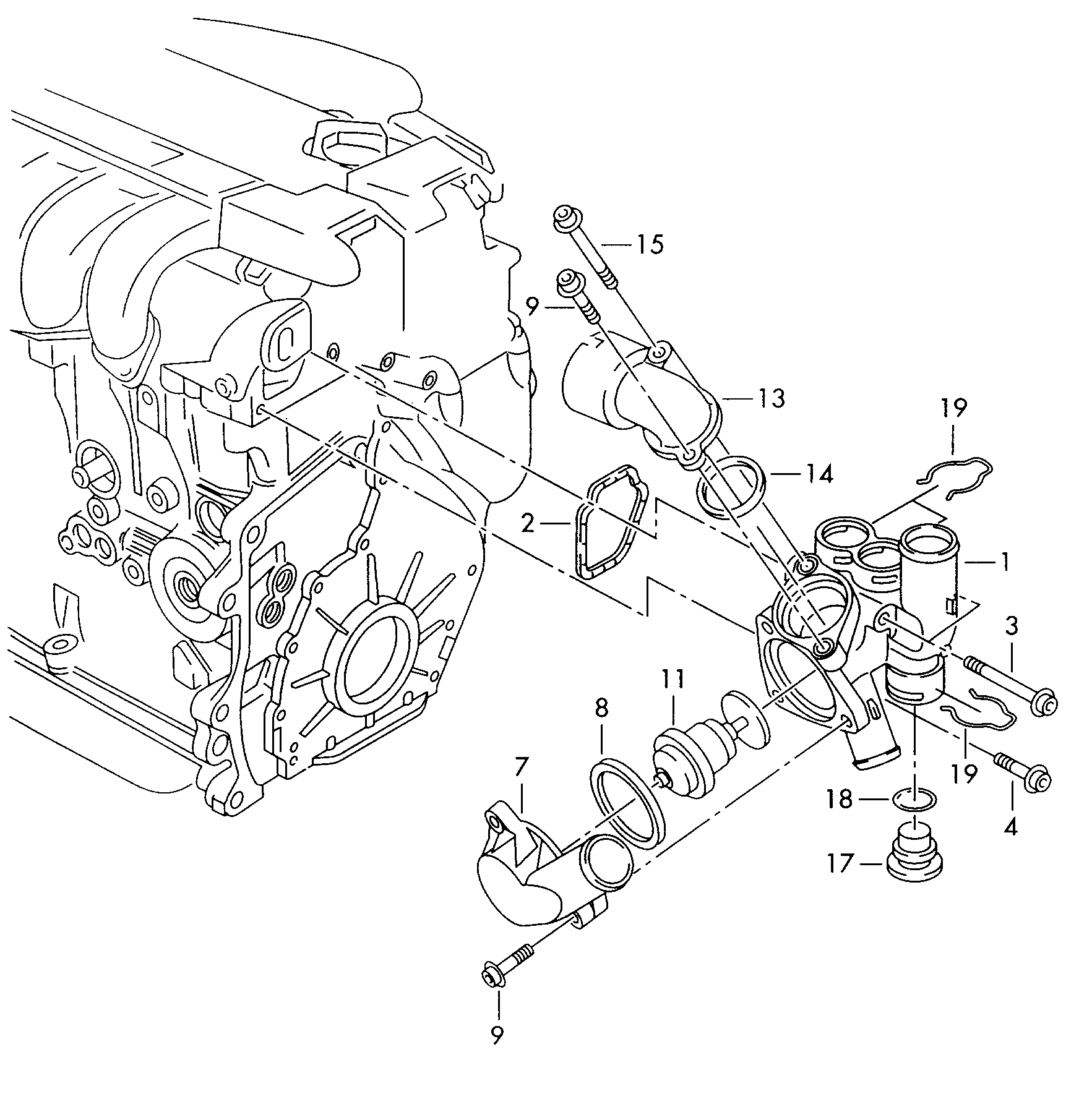 BMW 075121113D - Termostato, Refrigerante www.autoricambit.com