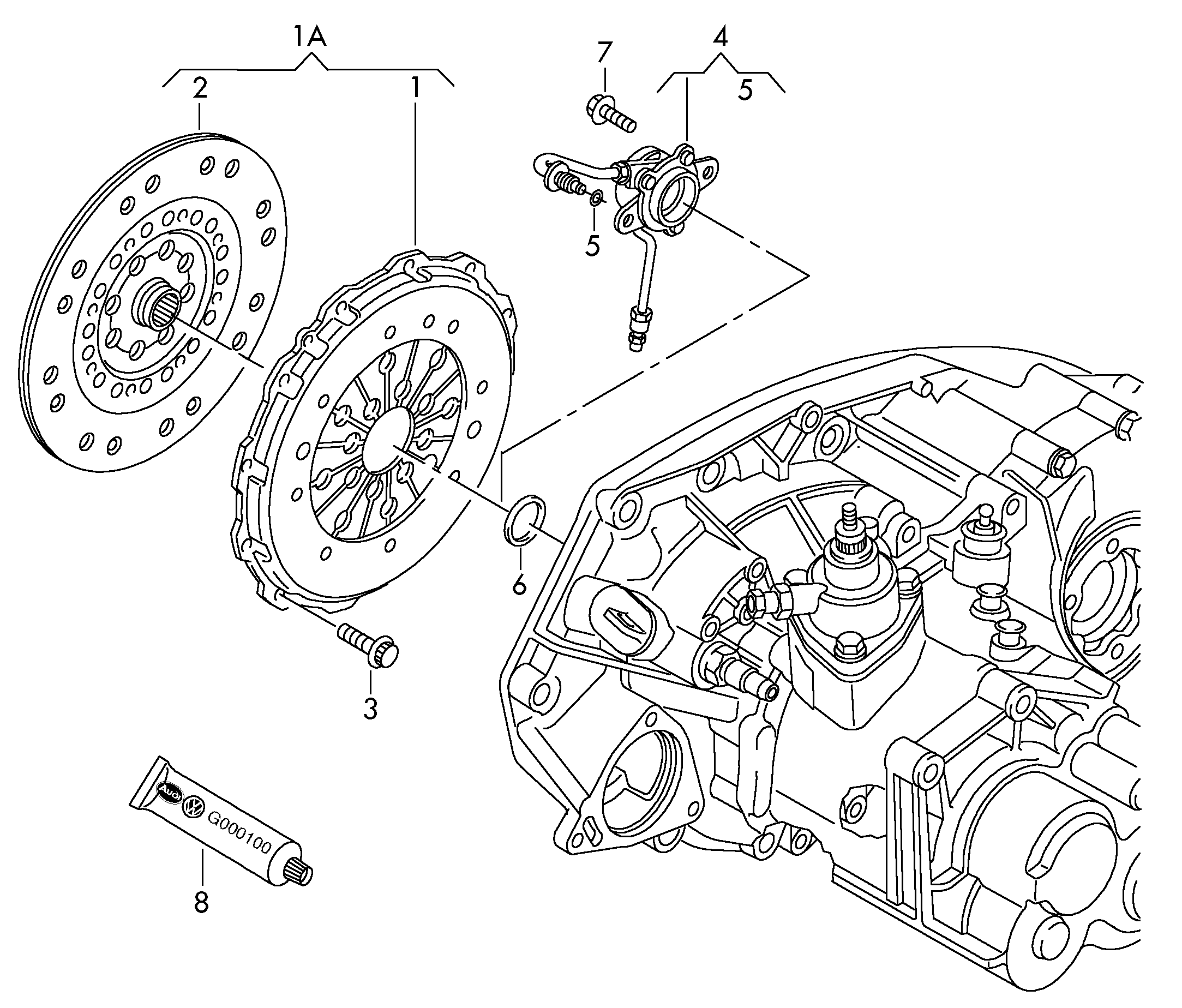 VAG 038141025R - Kit frizione www.autoricambit.com