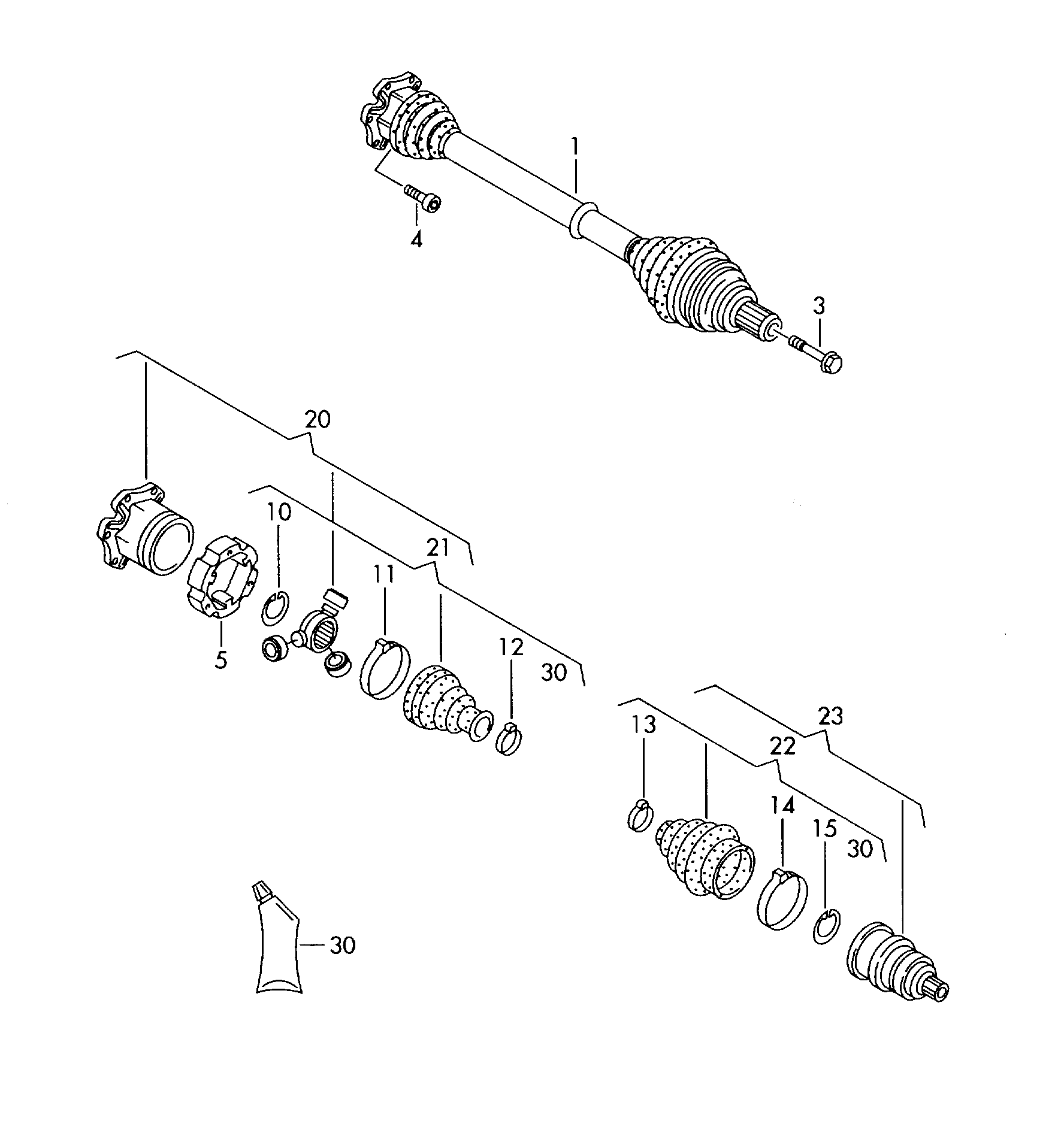 OM 7M3407761AX - Albero motore/Semiasse www.autoricambit.com