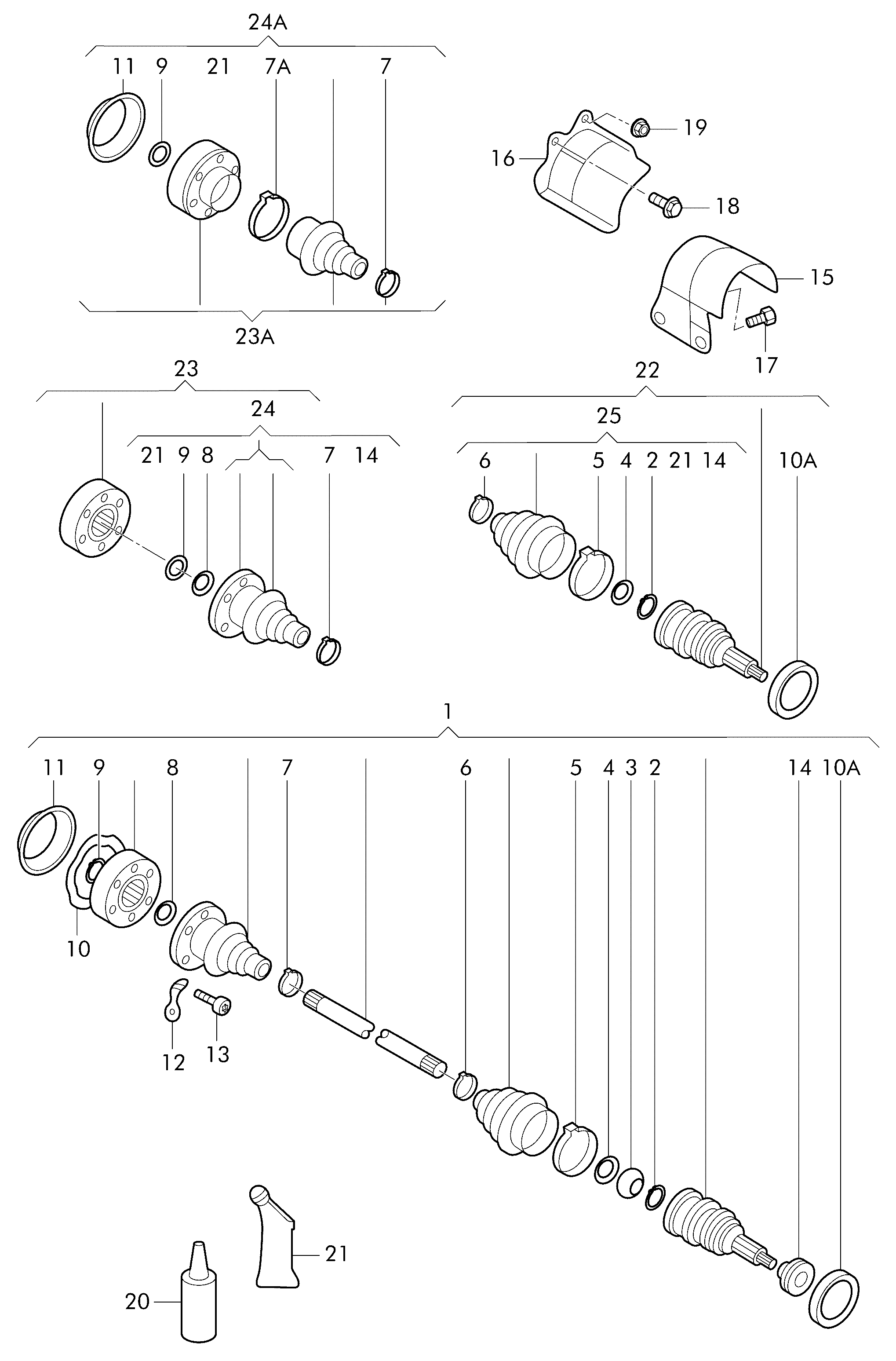 VAG 6Q0498201 - Cuffia, Semiasse www.autoricambit.com