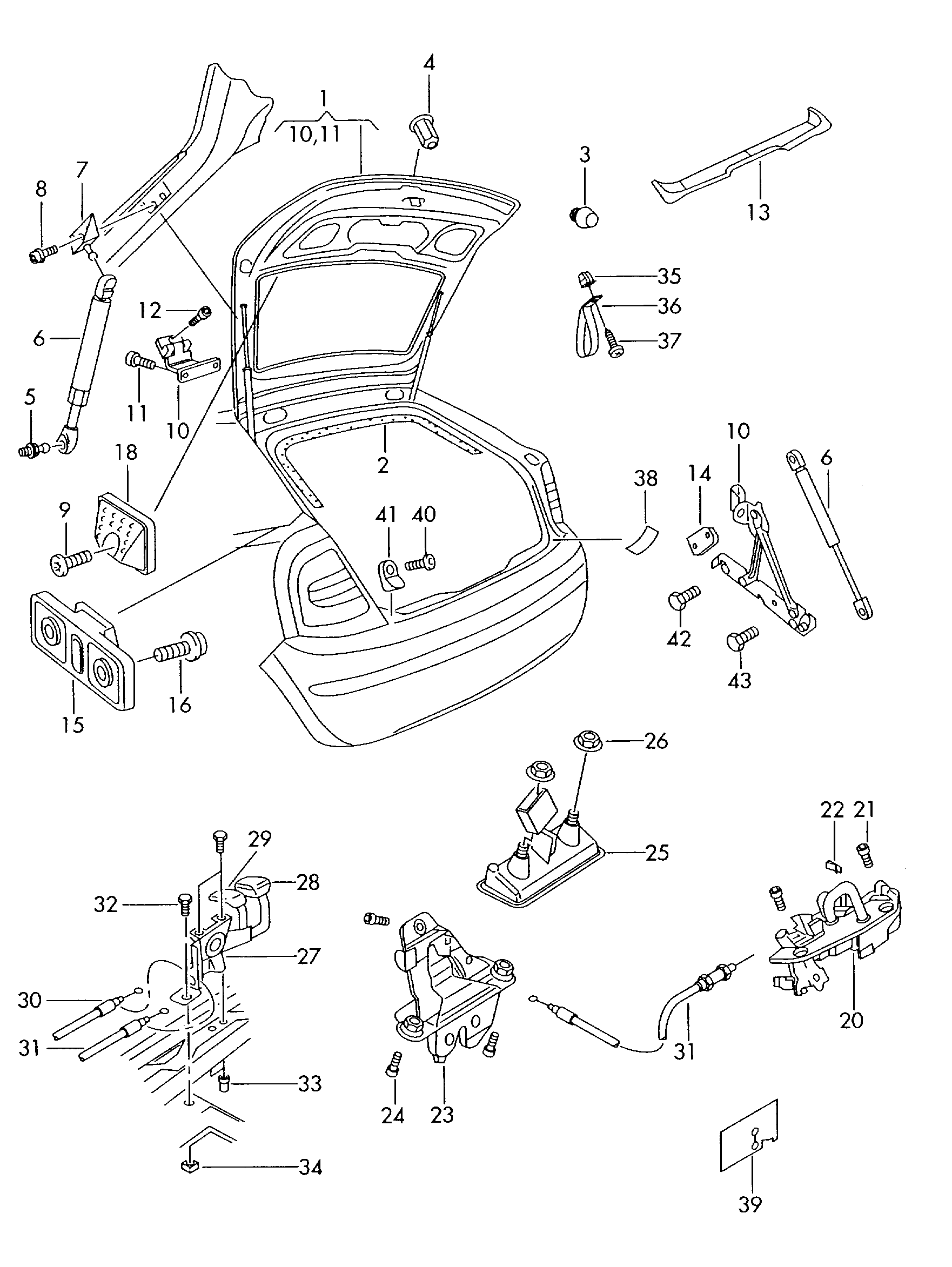 VAG 6Y0827574L - Door handle, exterior www.autoricambit.com