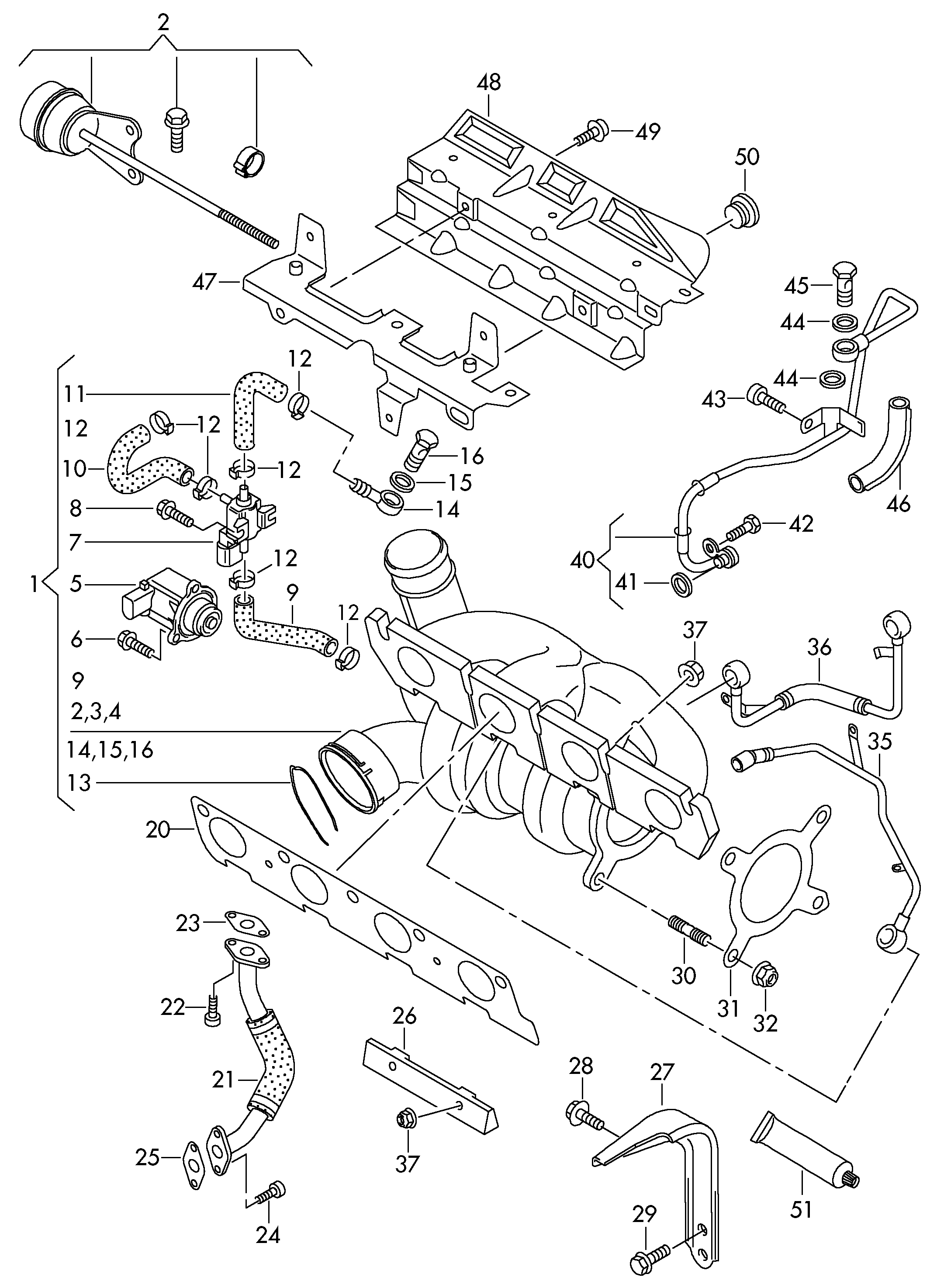 VAG 06J145701R - Turbocompressore, Sovralimentazione www.autoricambit.com