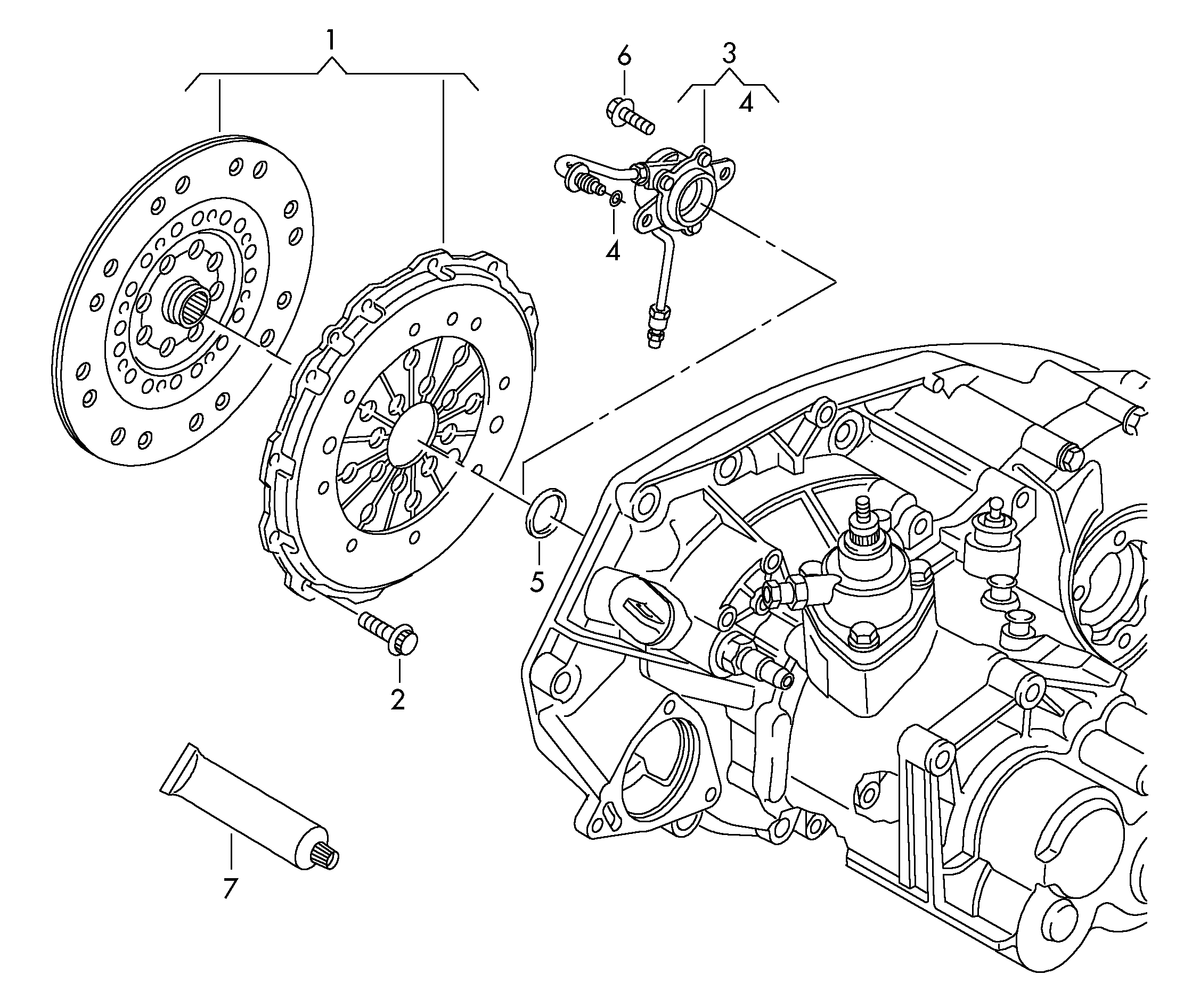 VW 06F 141 015 C - Kit frizione www.autoricambit.com