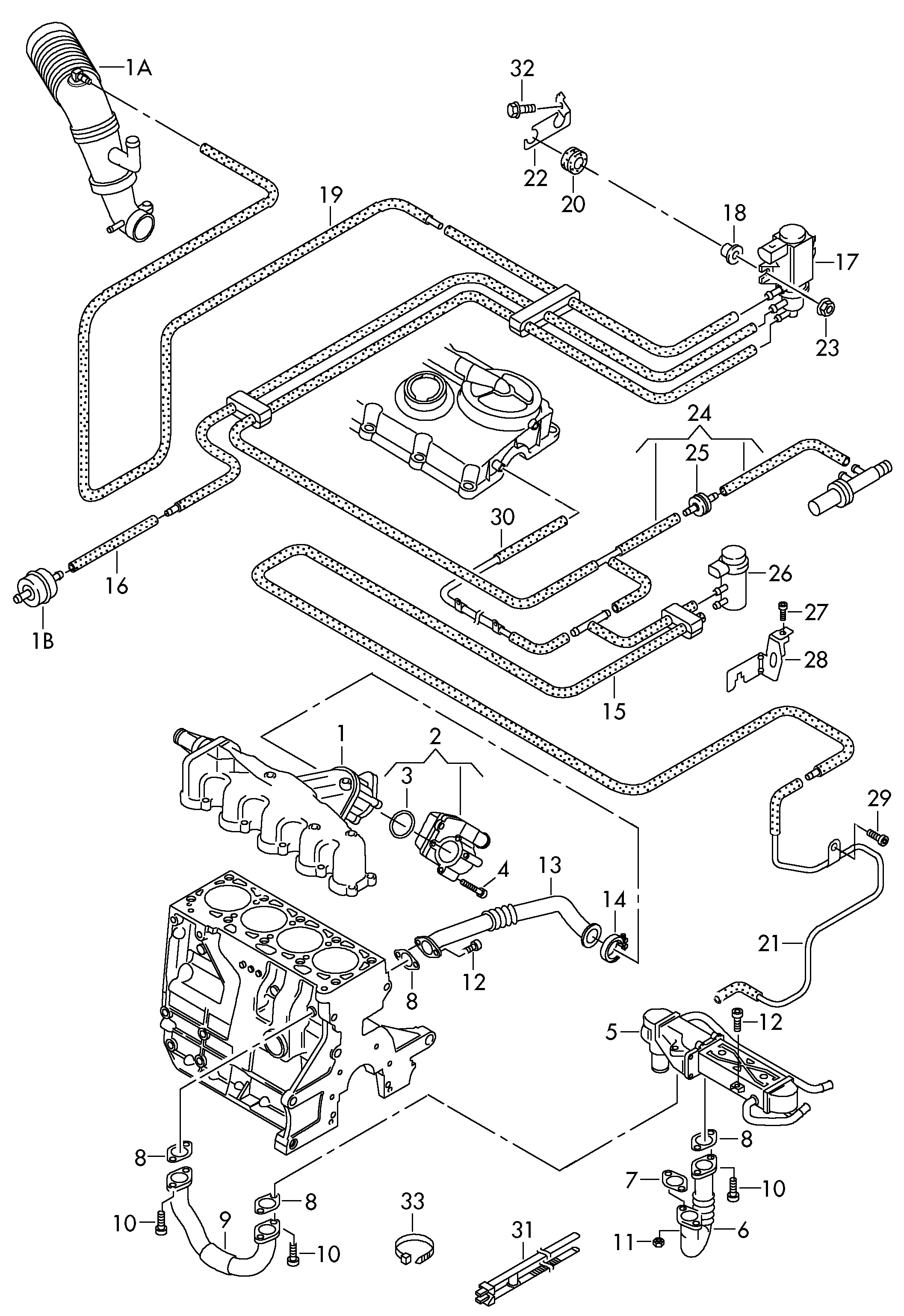 VAG 03L131512CE - Valvola ricircolo gas scarico-EGR www.autoricambit.com