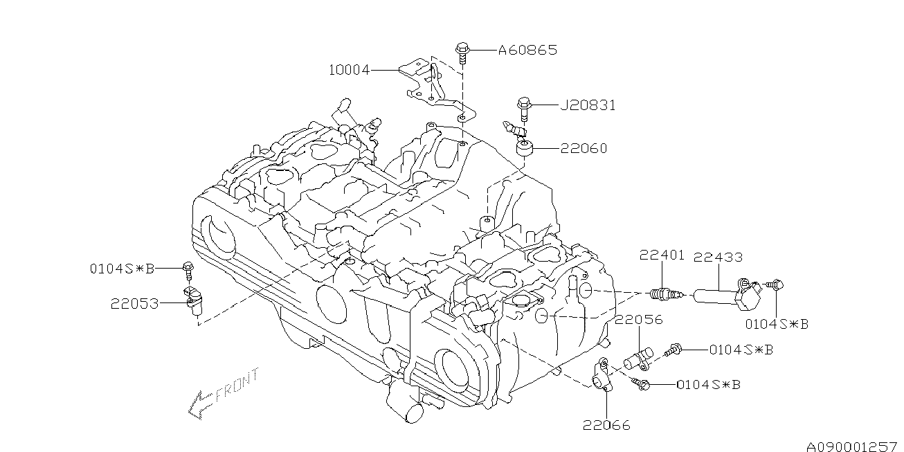 Subaru 22053AA053 - Generatore di impulsi, Albero a gomiti www.autoricambit.com