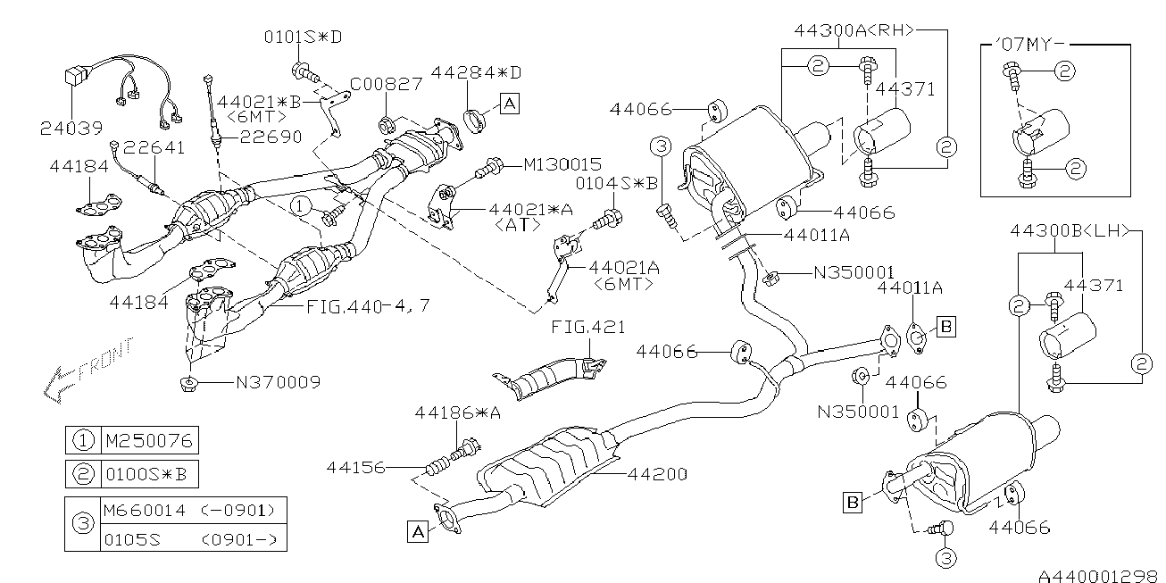 Subaru 22641 AA160 - Sonda lambda www.autoricambit.com