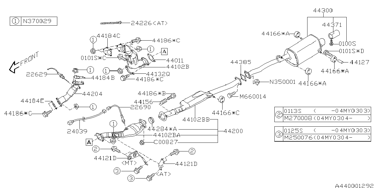 Bedford 22690AA491 - Sonda lambda www.autoricambit.com