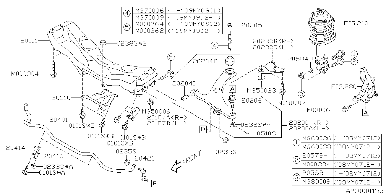 Subaru 20202-AG180 - Sospensione a ruote indipendenti www.autoricambit.com