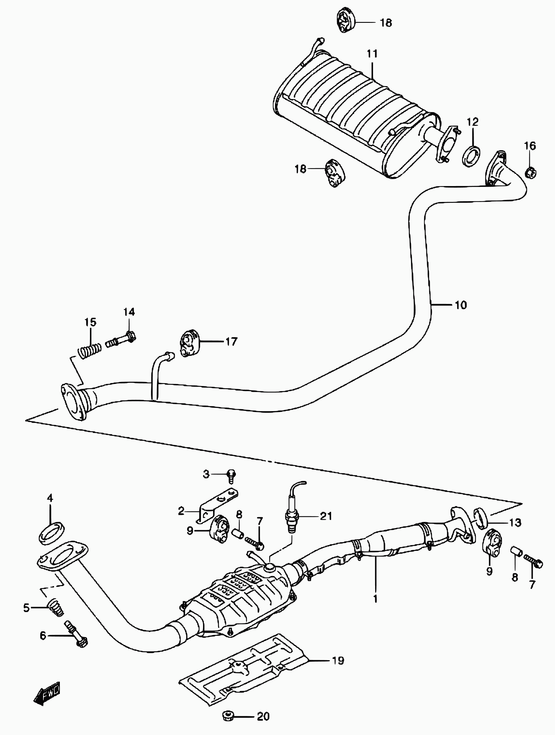 Suzuki 18213-80C01 - Sonda lambda www.autoricambit.com