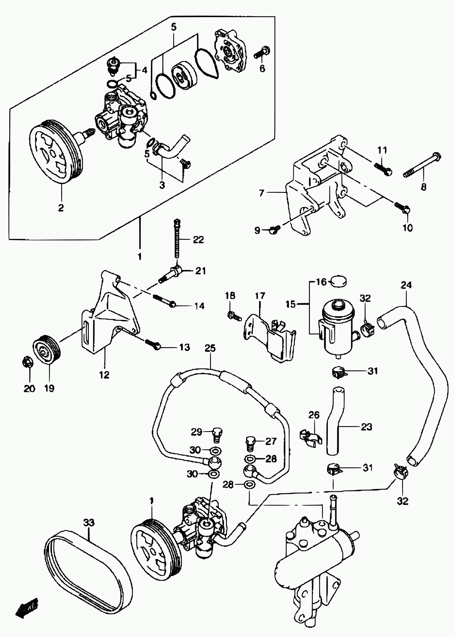 Suzuki 49160-82A00 - Galoppino/Guidacinghia, Cinghia Poly-V www.autoricambit.com