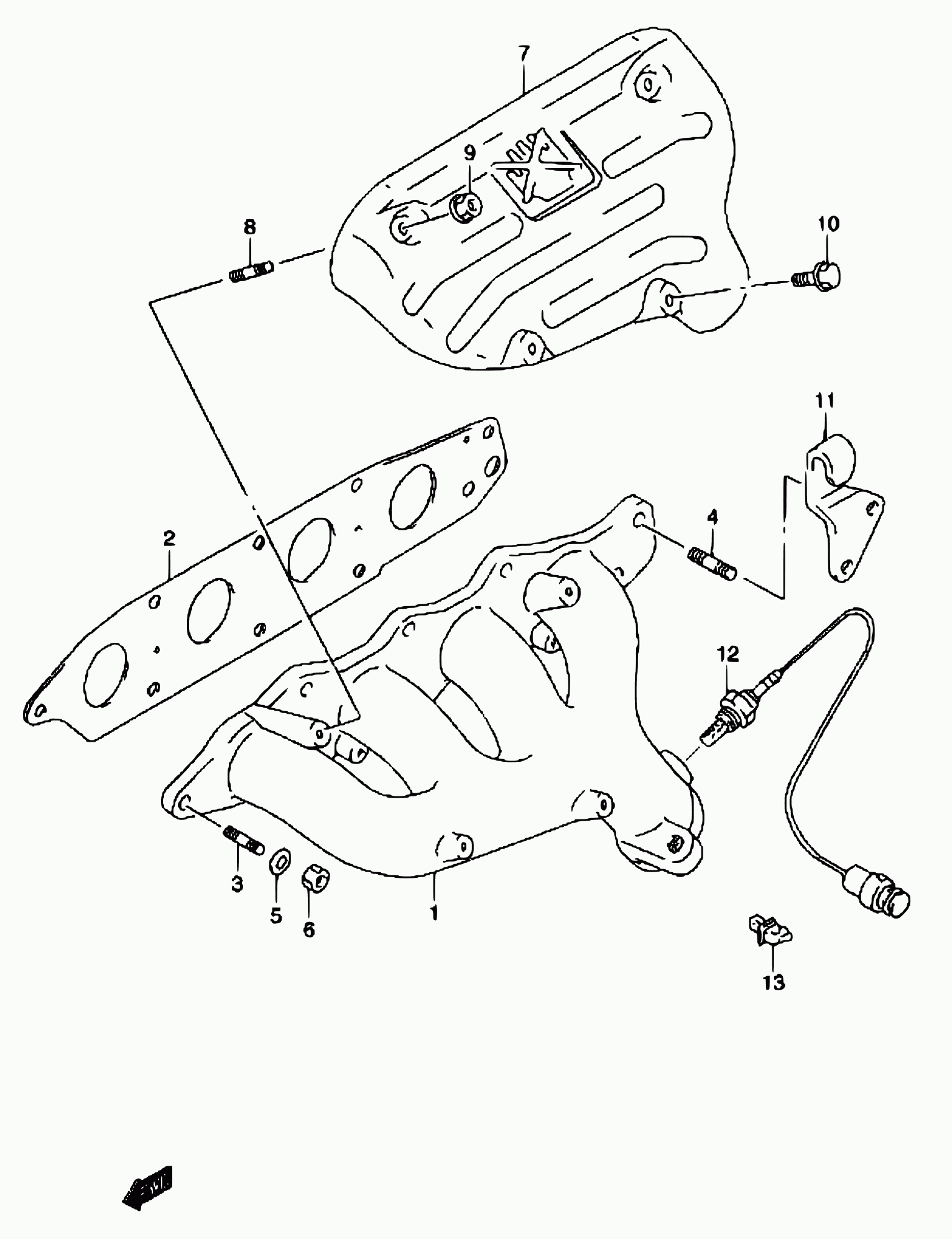 Subaru 18213-50G00 - Sonda lambda www.autoricambit.com