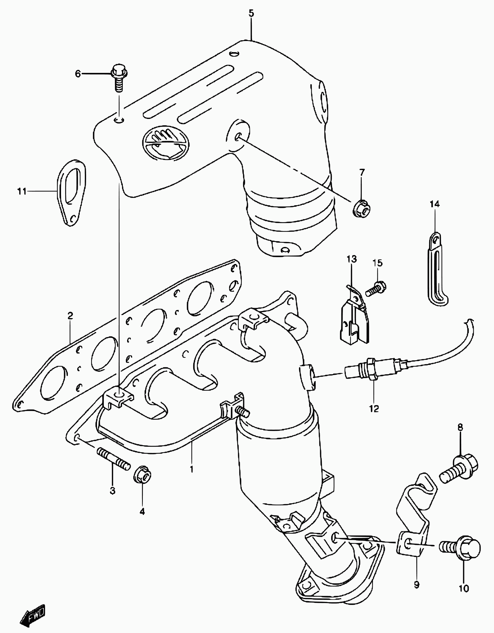 Suzuki 18213-80A01 - Sonda lambda www.autoricambit.com