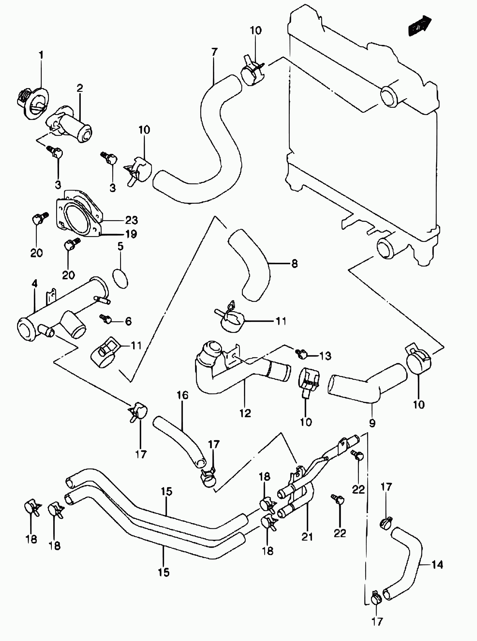 Suzuki 17670-50G10 - Termostato, Refrigerante www.autoricambit.com