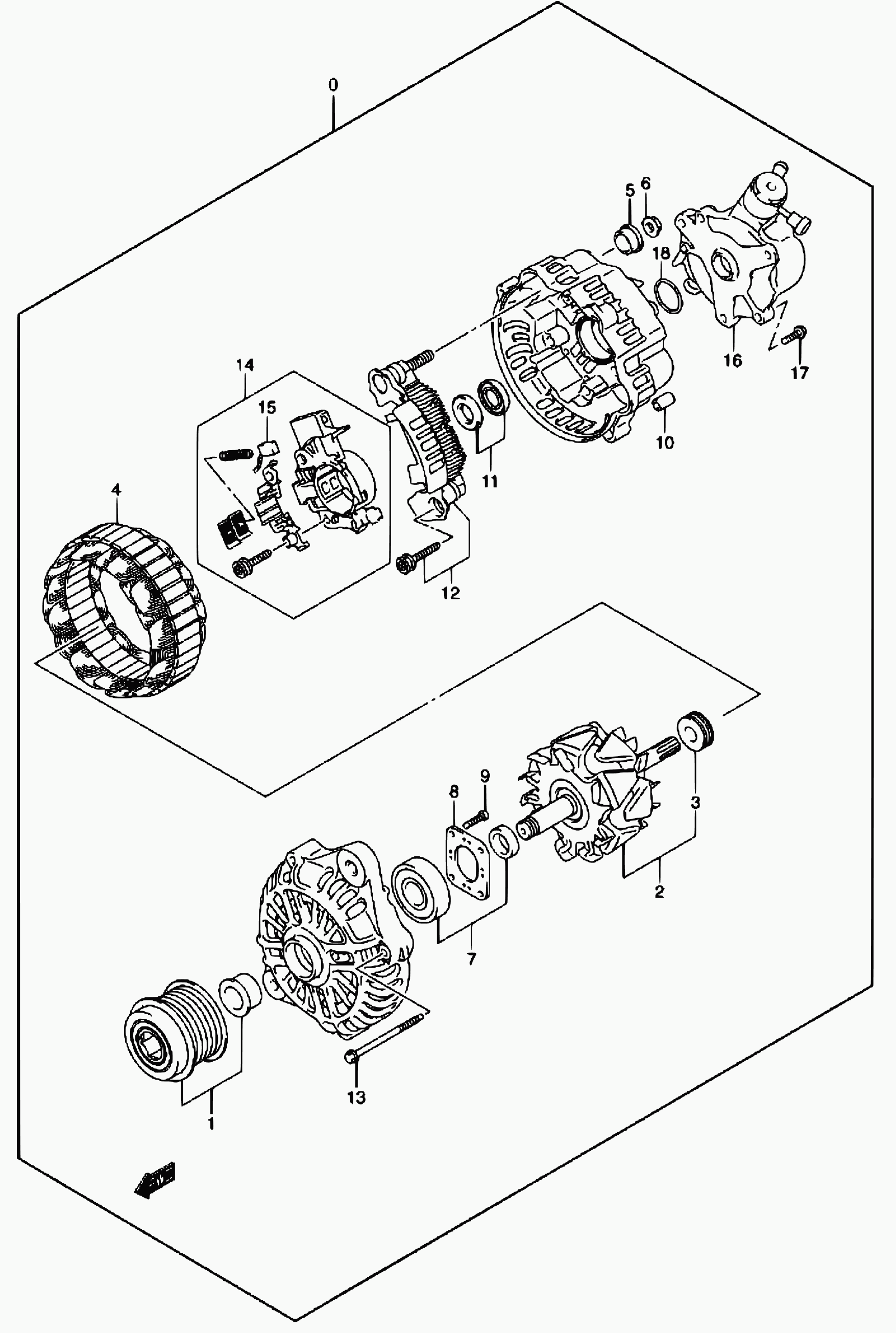 Mitsubishi 31171-84A00 - PULLEY www.autoricambit.com