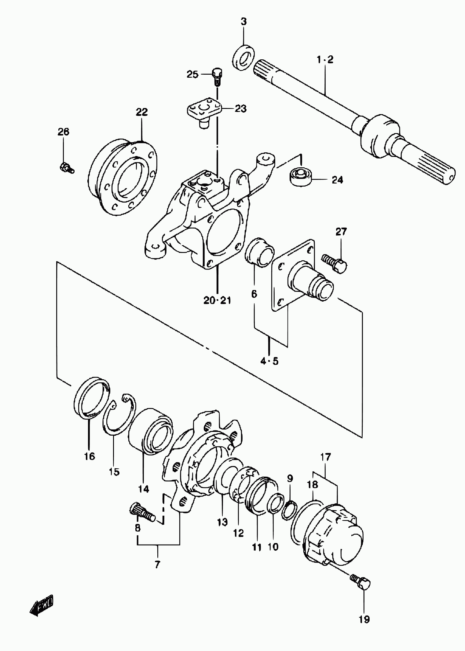 Suzuki 09267-41001 - Kit cuscinetto ruota www.autoricambit.com