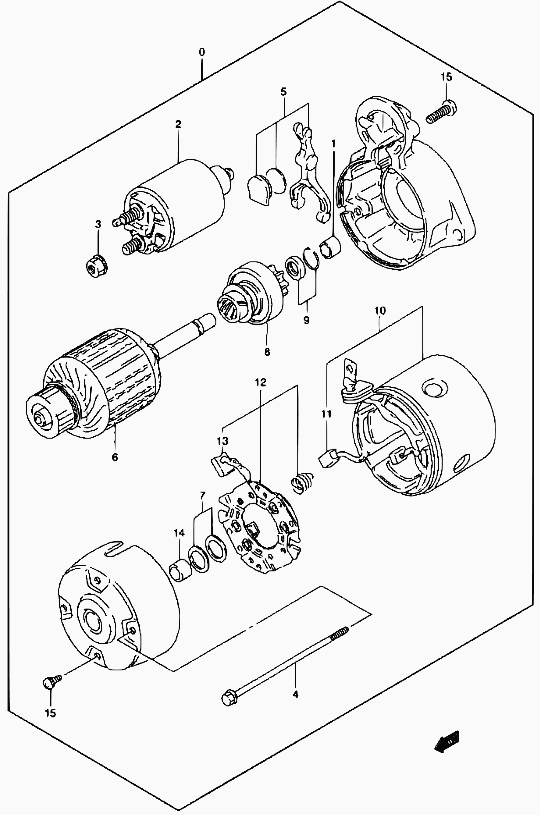 Suzuki 31320-82631 - Pignone, Motorino d'avviamento www.autoricambit.com