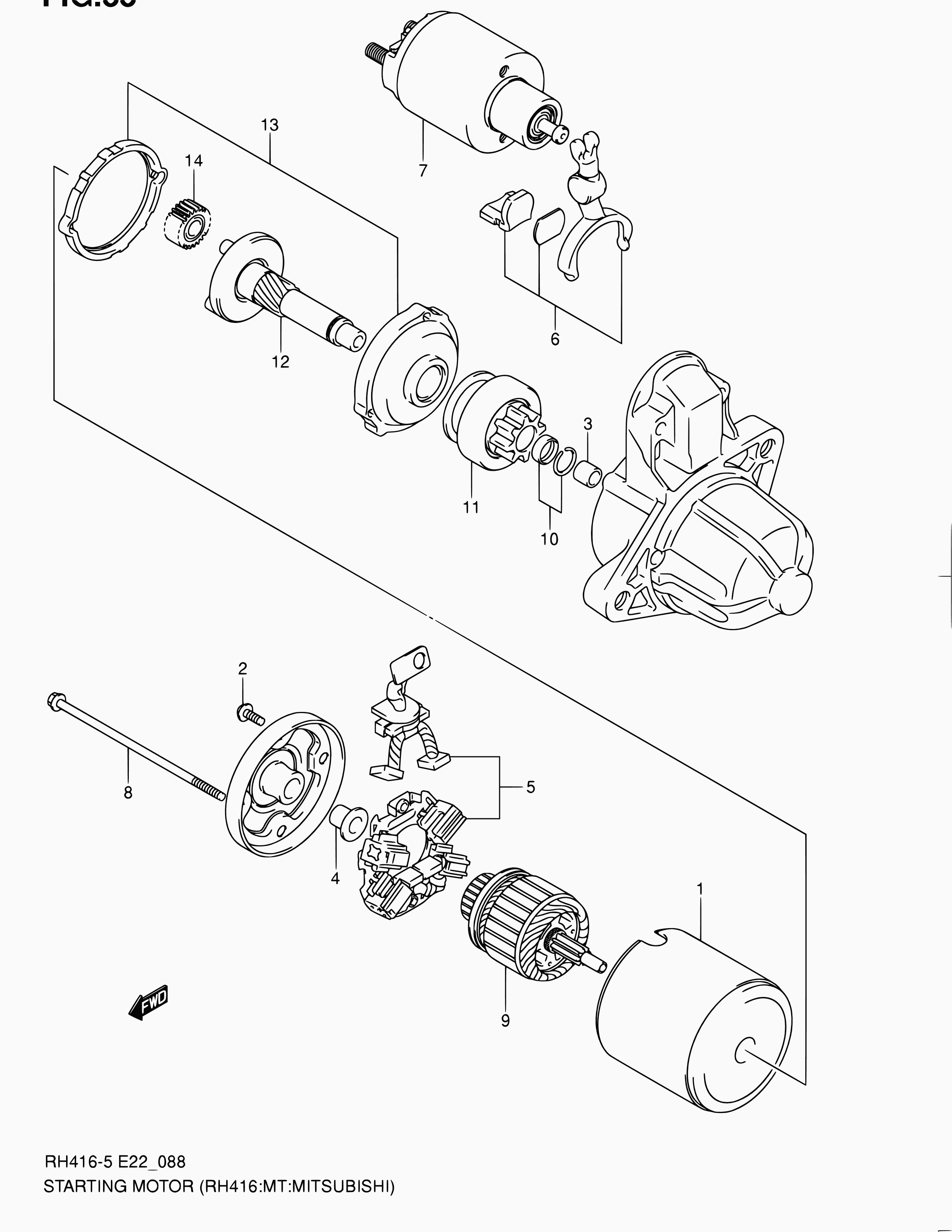 Subaru 31100 63J00 - Motorino d'avviamento www.autoricambit.com