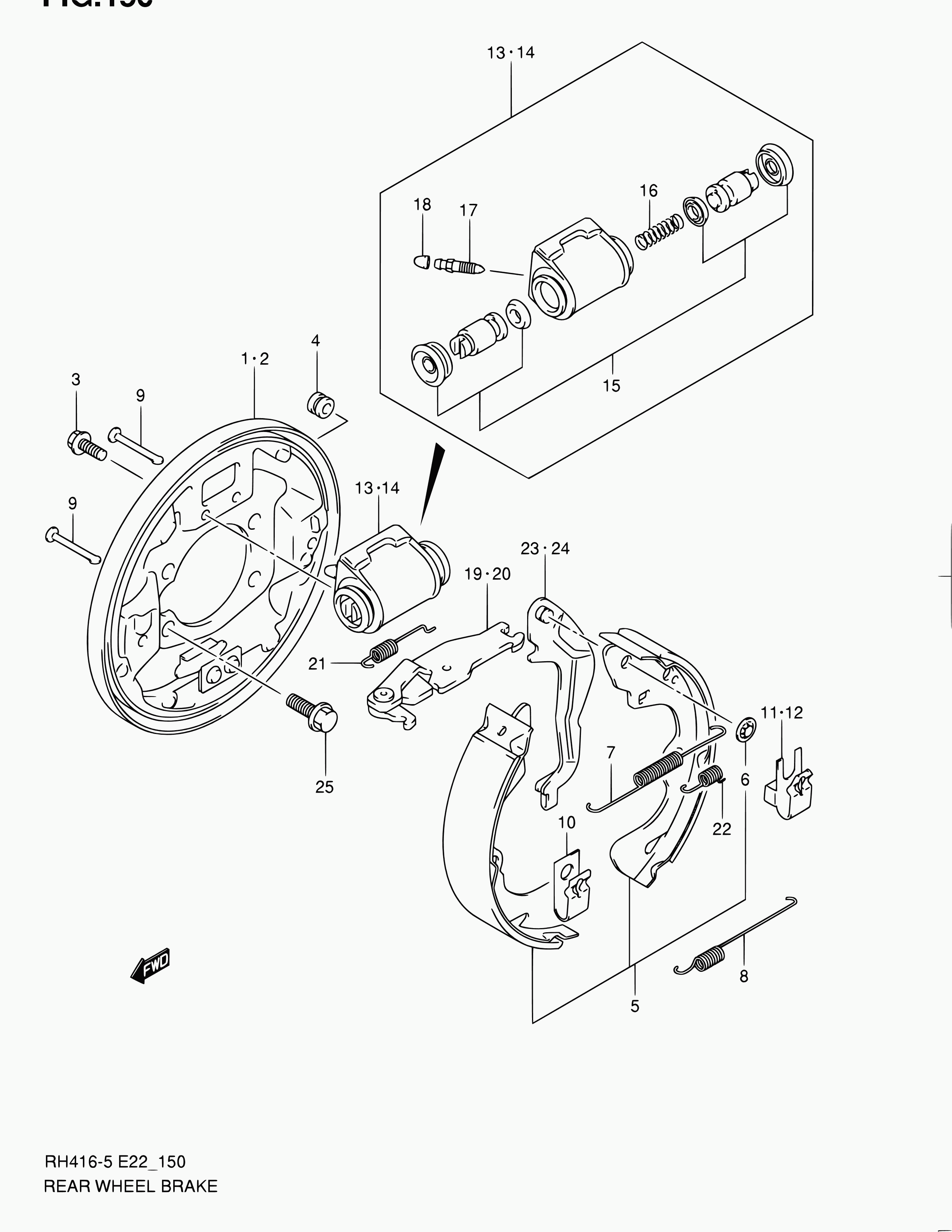 Suzuki 53401-63B00 - Cilindretto freno www.autoricambit.com