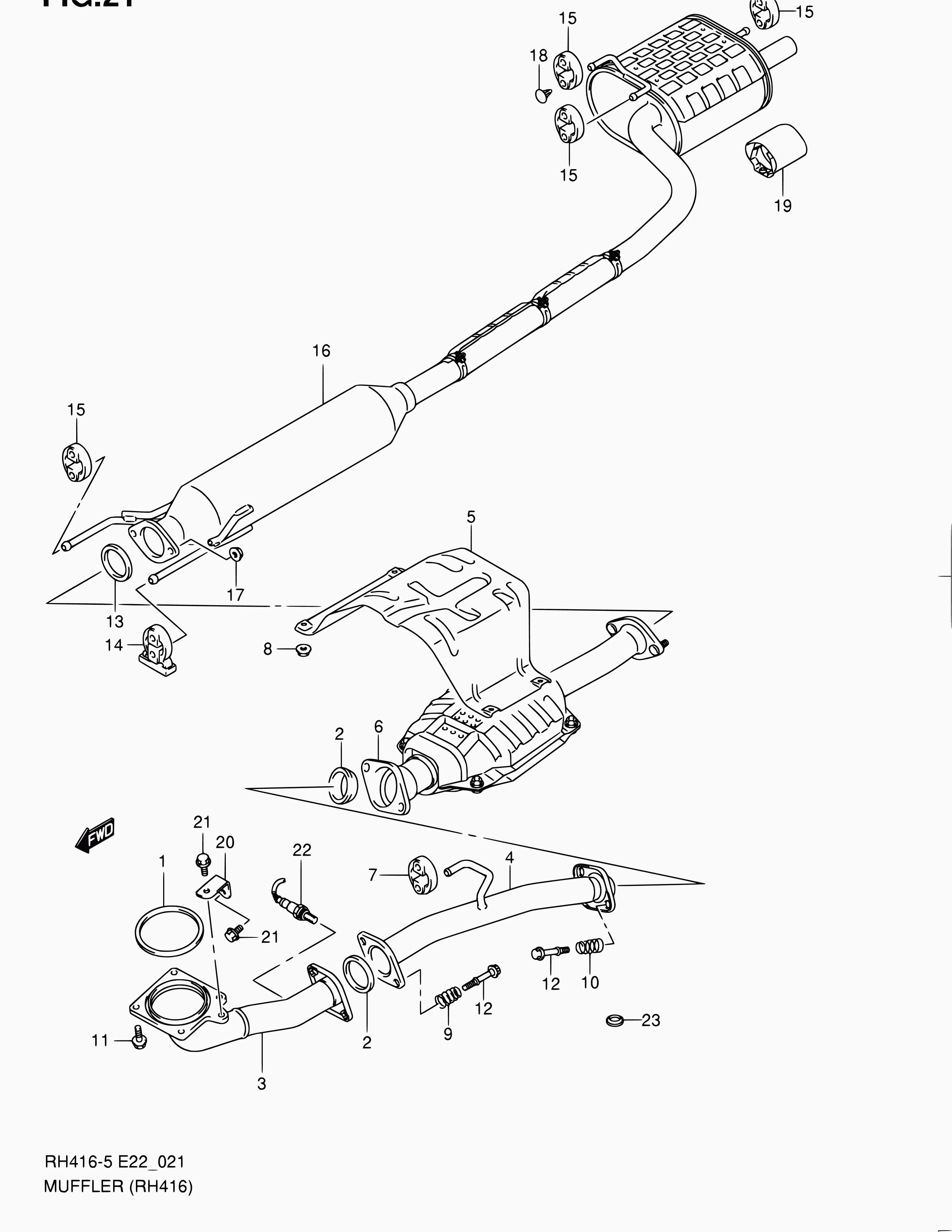 Suzuki 18213-63J10 - Sonda lambda www.autoricambit.com