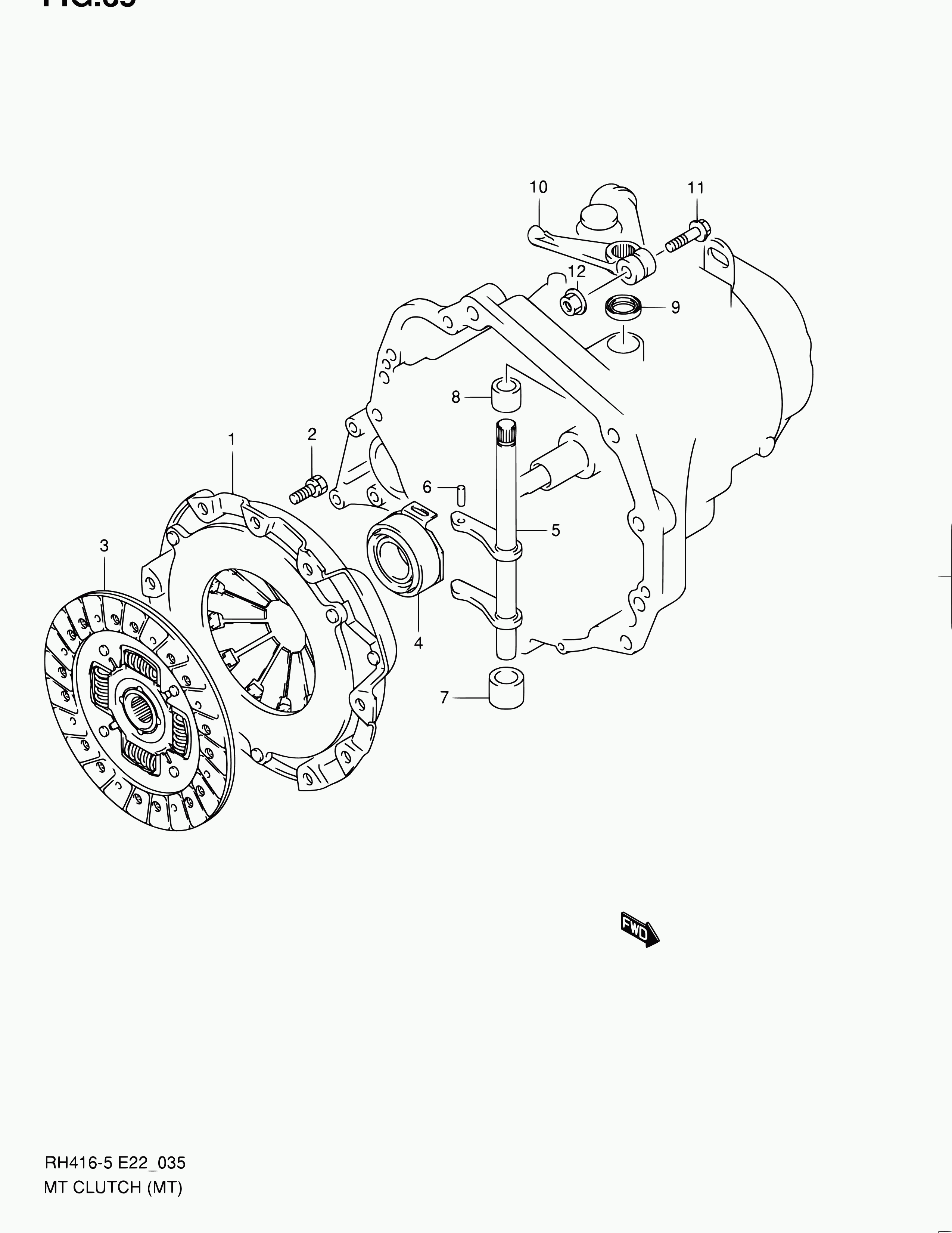 Suzuki 22400-68J00 - Disco frizione www.autoricambit.com