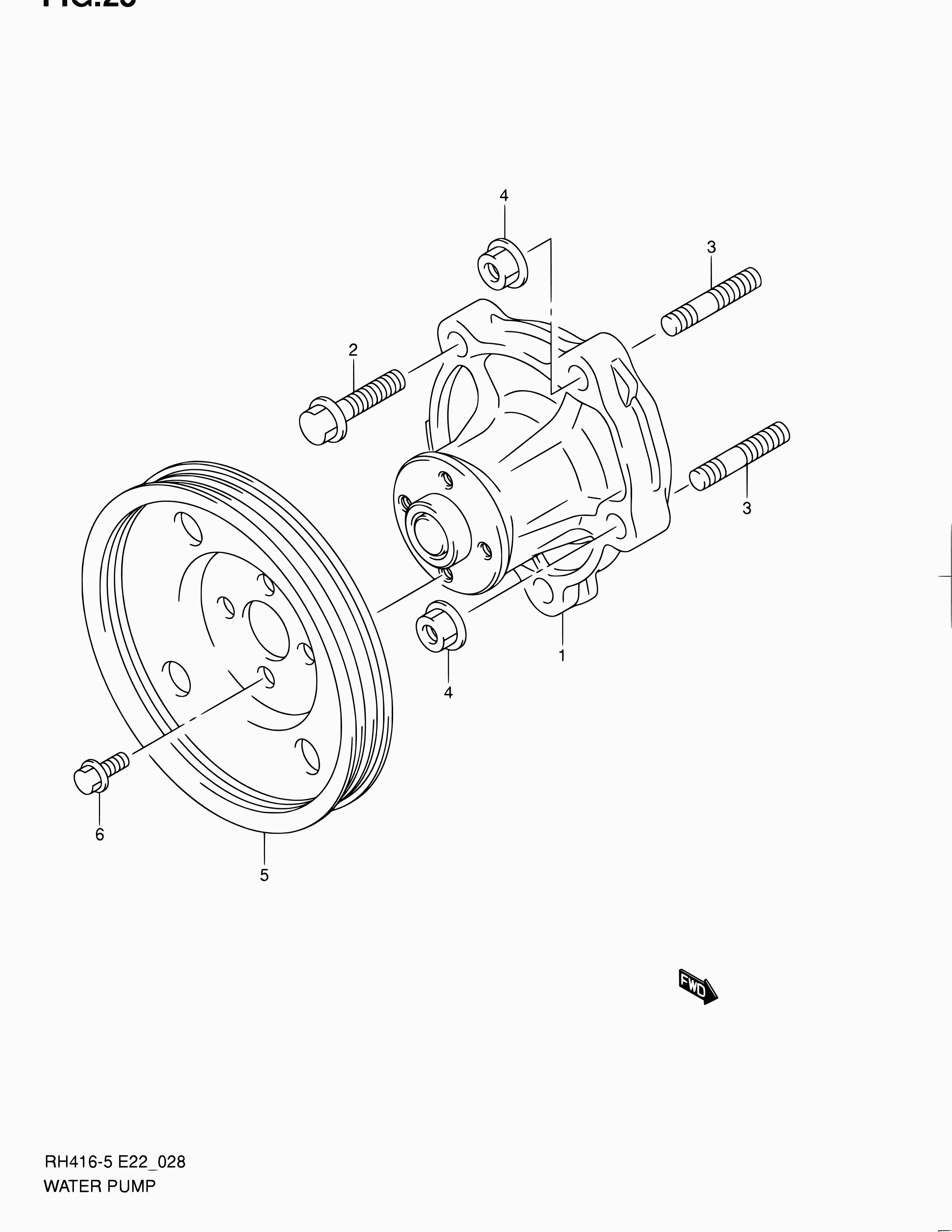 Bedford 17400-69G01 - Pompa acqua www.autoricambit.com