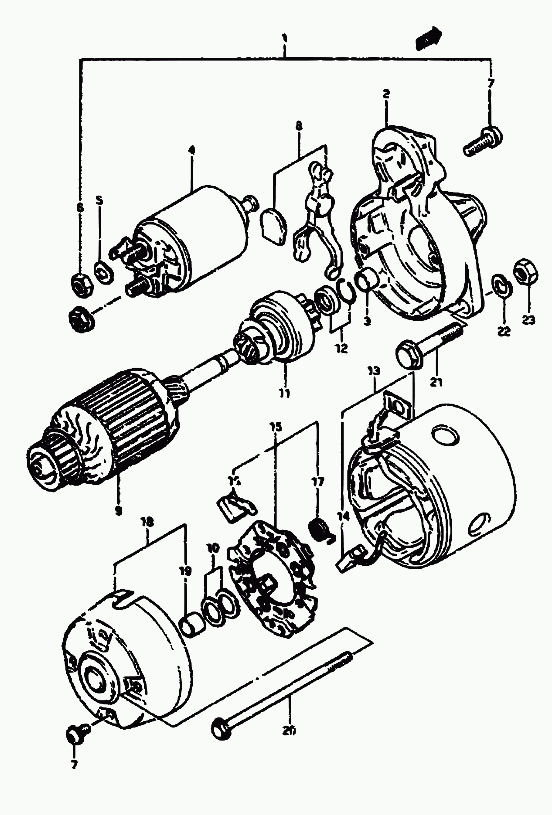 Suzuki 31100-80091 - Motorino d'avviamento www.autoricambit.com