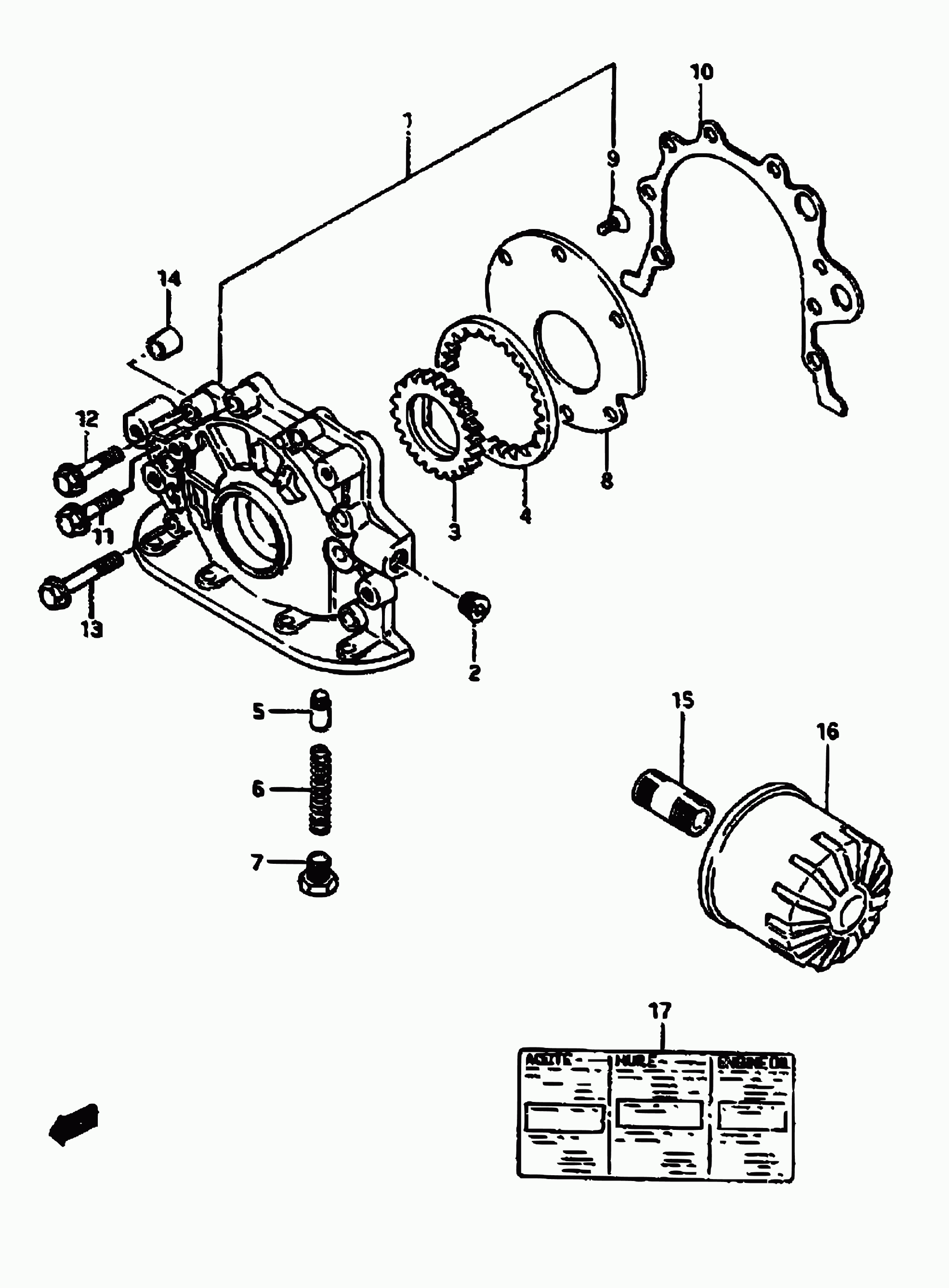 MAZDA 16510-73001 - Filtro olio www.autoricambit.com