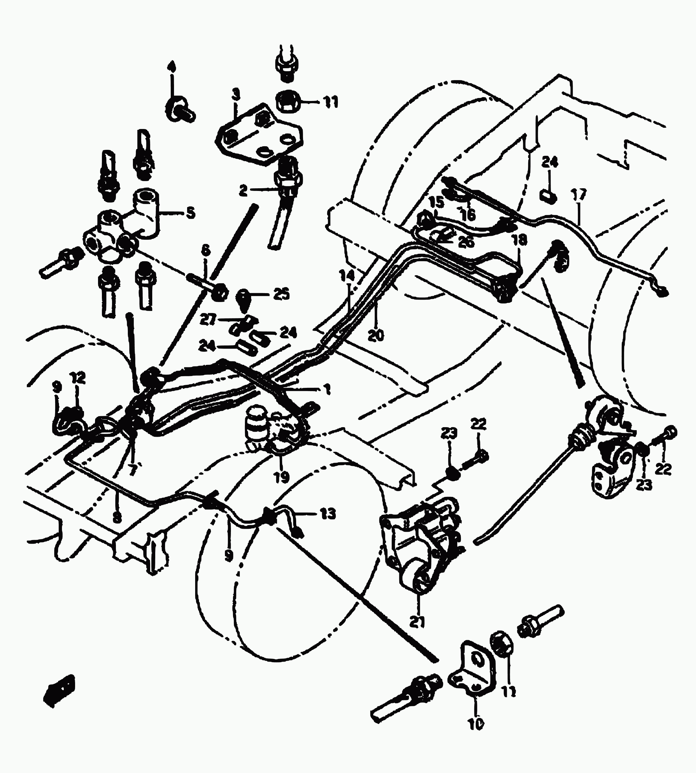 Suzuki 51560-73030 - Flessibile del freno www.autoricambit.com