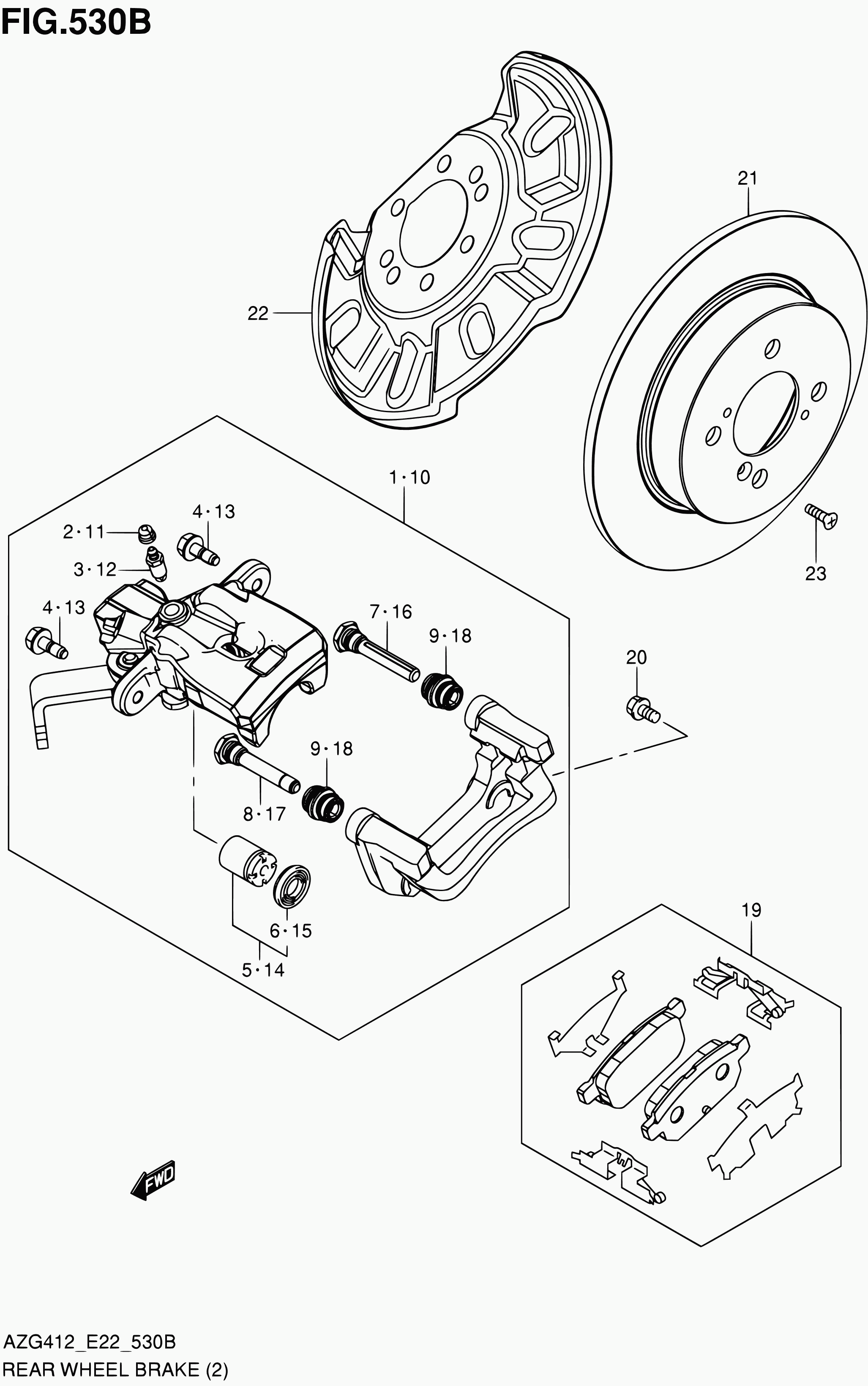 Suzuki 55611-61M10 - Discofreno www.autoricambit.com